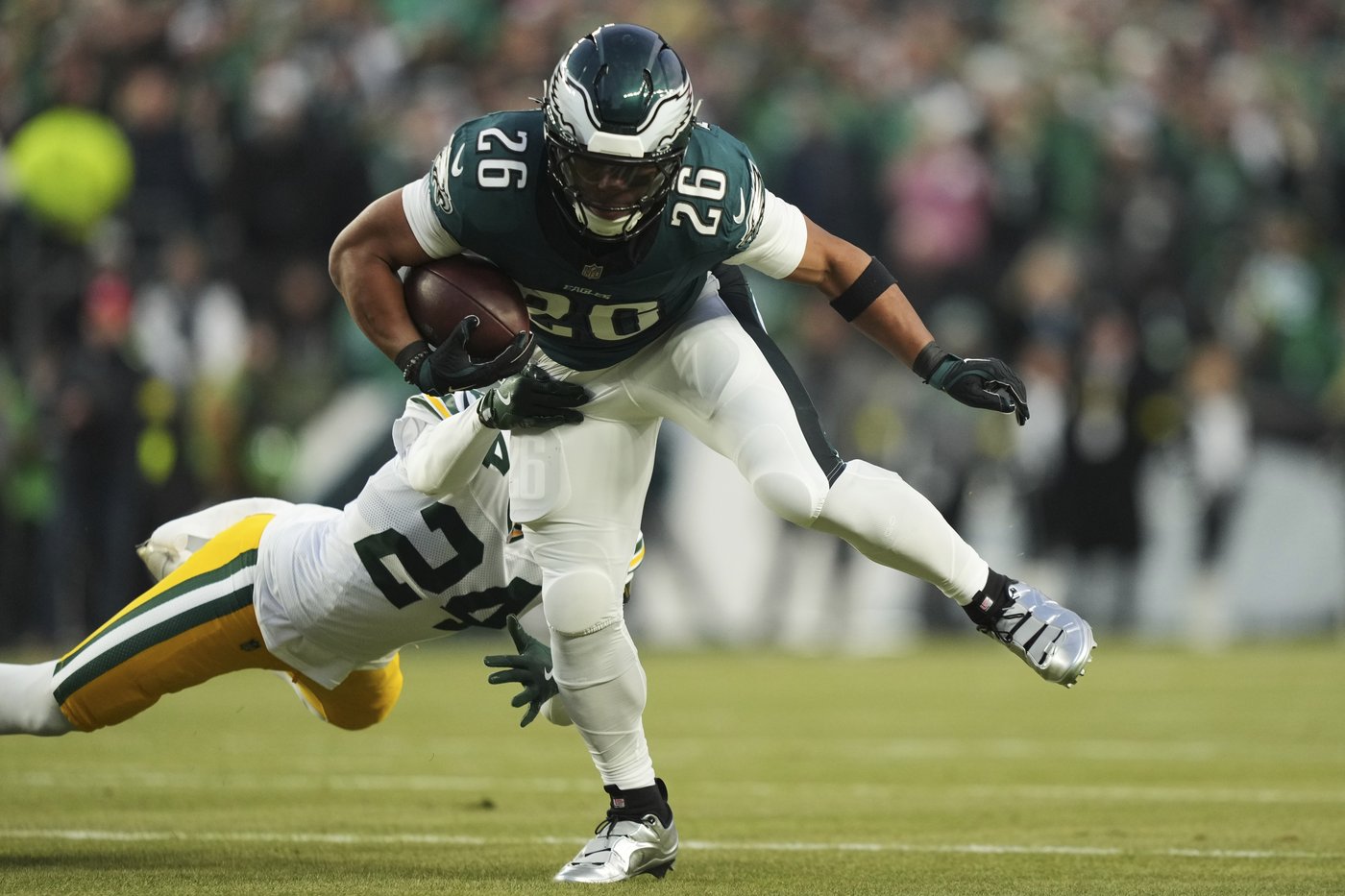 Eagles' Saquon Barkley gets playoff date against Rams after 255-yard outing in 1st game | iNFOnews.ca Eagles' Saquon Barkley gets playoff date against Rams after 255-yard outing in 1st game | iNFOnews.ca