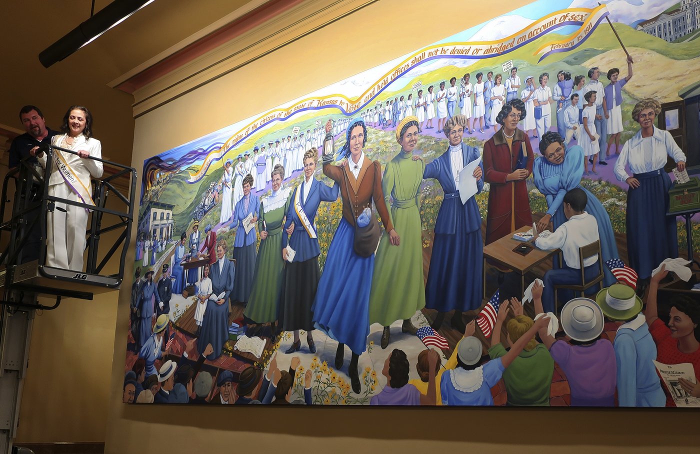 Kansas unveils a mural honoring 'rebel women' who campaigned for voting rights | iNFOnews.ca
