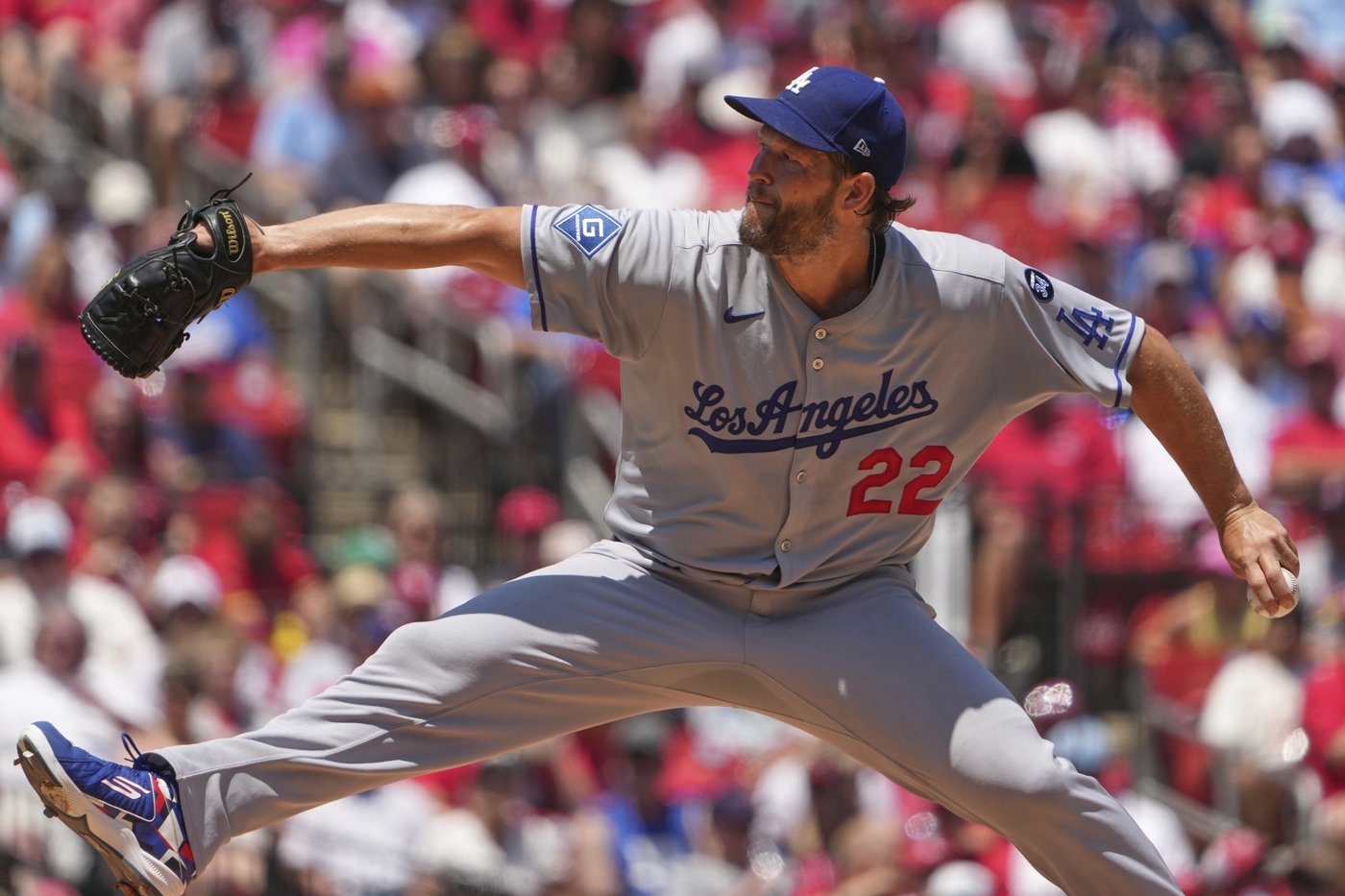 Clayton Kershaw gets 1st win this season with 5 sharp innings as Dodgers beat Cardinals 7-3 | iNFOnews.ca Clayton Kershaw gets 1st win this season with 5 sharp innings as Dodgers beat Cardinals 7-3 | iNFOnews.ca