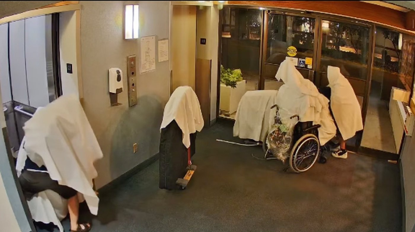 Sheet-covered thieves in ghostly getaway at B.C. care home | iNFOnews.ca