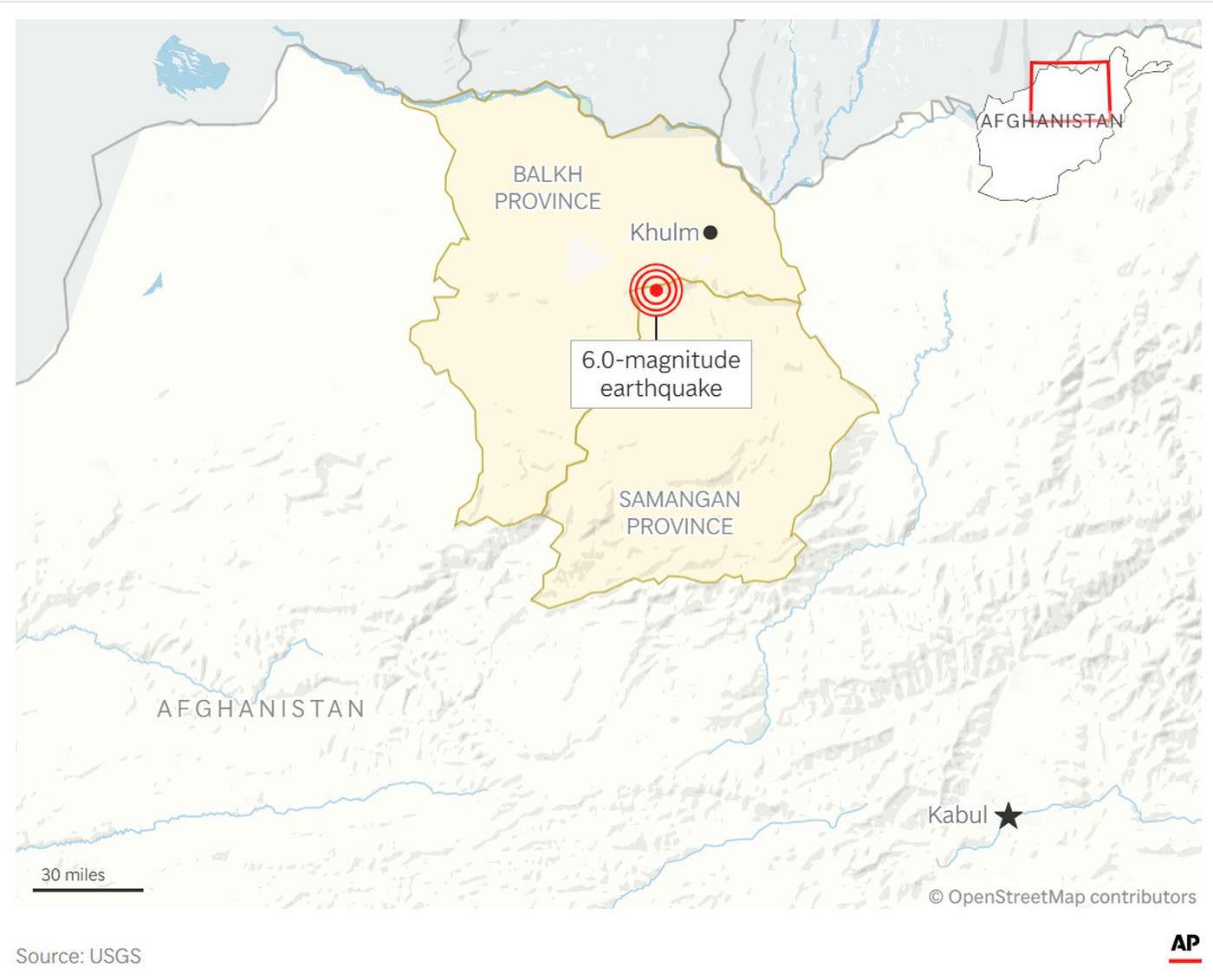 Powerful 6.3 earthquake hits northern Afghanistan, killing 20 and damaging historic Blue Mosque | iNFOnews.ca