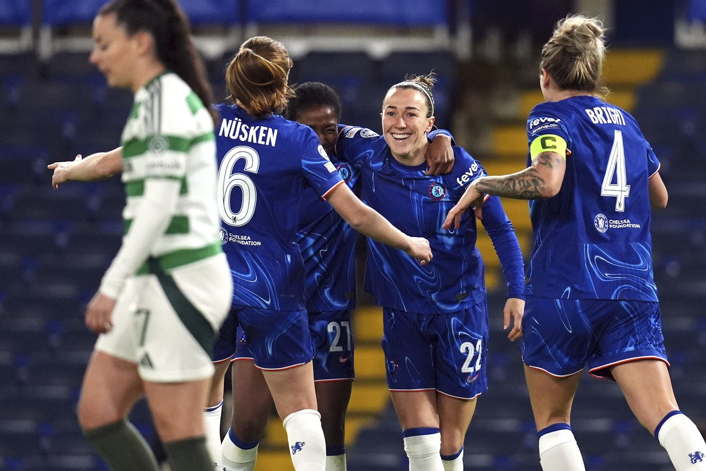 Lyon late surge routs Roma in Women's Champions League. Chelsea, Real Madrid also into quarterfinals | iNFOnews.ca