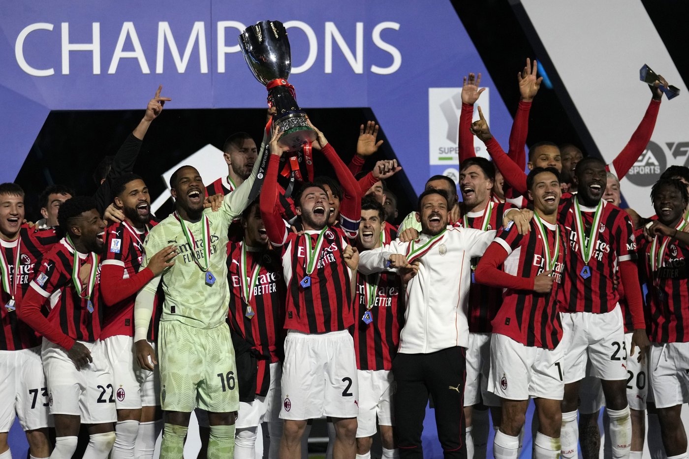 Leao and Pulisic inspire AC Milan comeback in 3-2 win over Inter in Italian Super Cup final | iNFOnews.ca