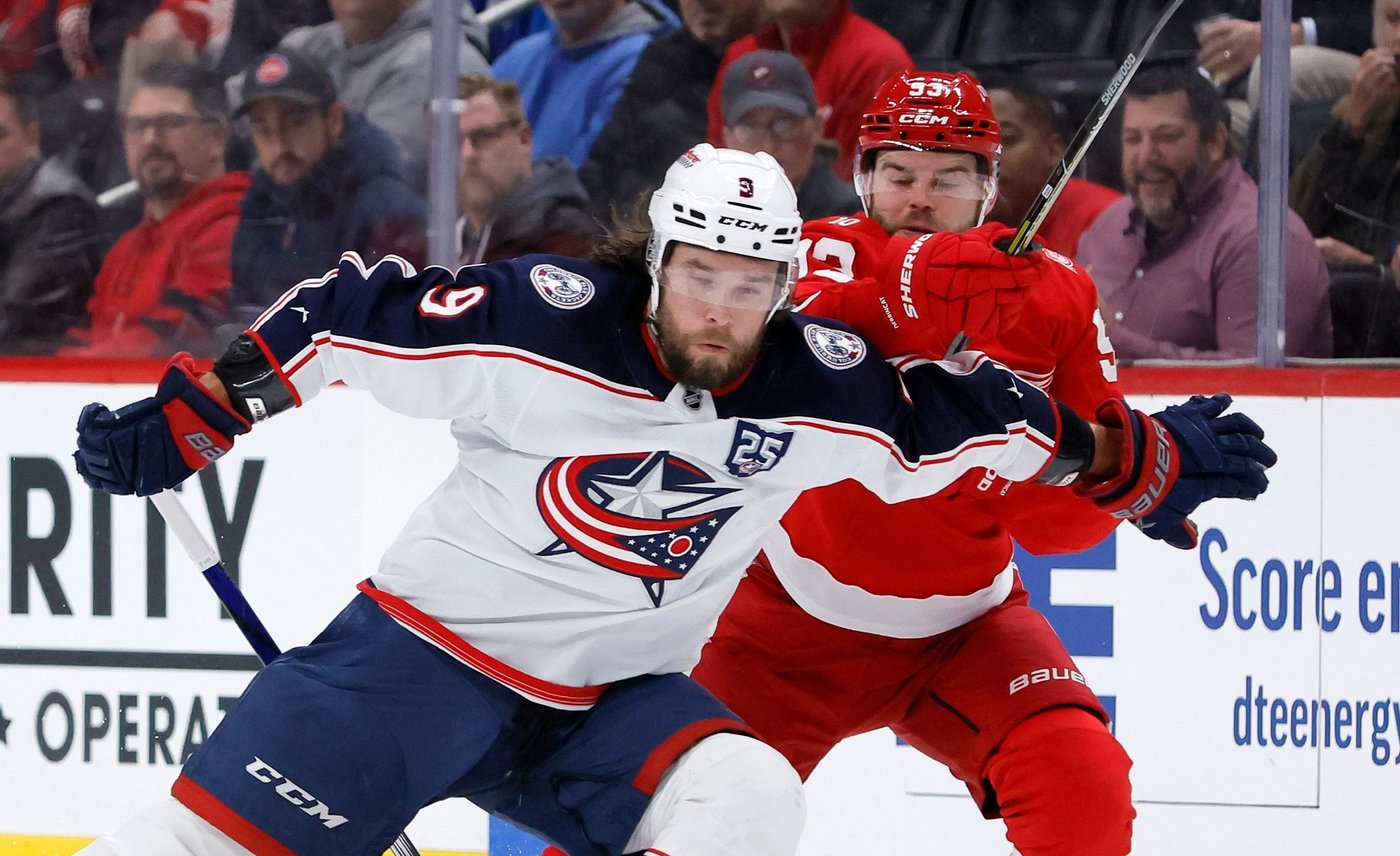 Alex DeBrincat scores in overtime as the Red Wings beat the Blue Jackets 4-3 | iNFOnews.ca