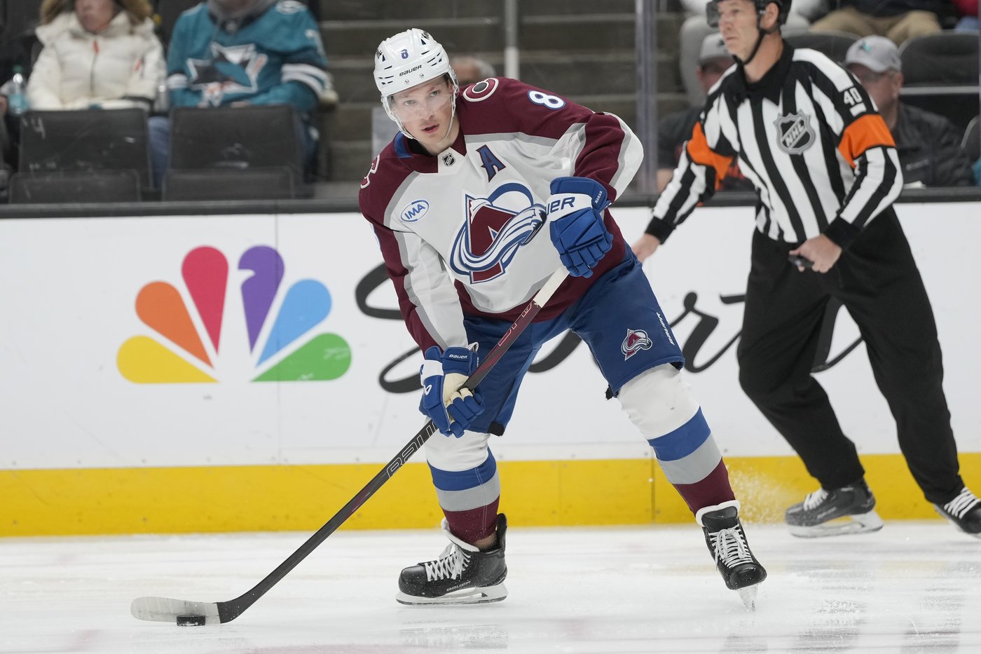 Kiviranta scores twice in 3rd, Blackwood gets win over former team as Avalanche beat Sharks 4-2 | iNFOnews.ca