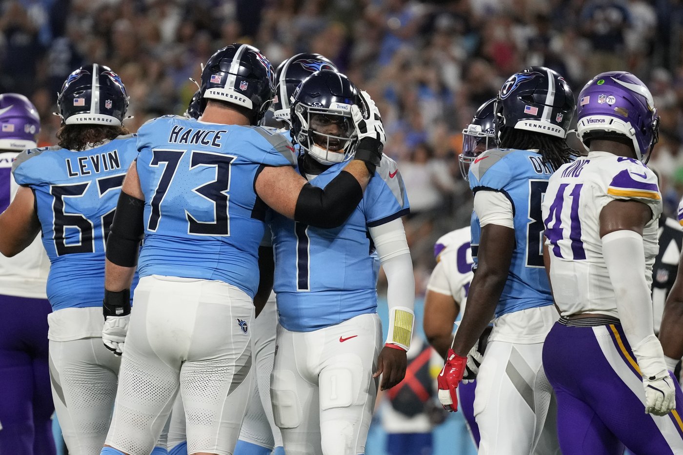 Cam Ward's first NFL touchdown will have to wait as Titans beat Vikings 23-13 to wrap preseason | iNFOnews.ca