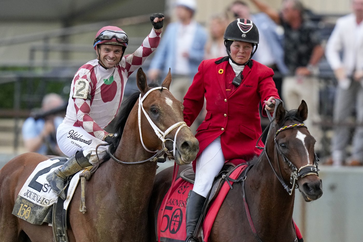 Rispoli's wild ride aboard Journalism makes him the first Italian jockey to win a Triple Crown race | iNFOnews.ca Rispoli's wild ride aboard Journalism makes him the first Italian jockey to win a Triple Crown race | iNFOnews.ca