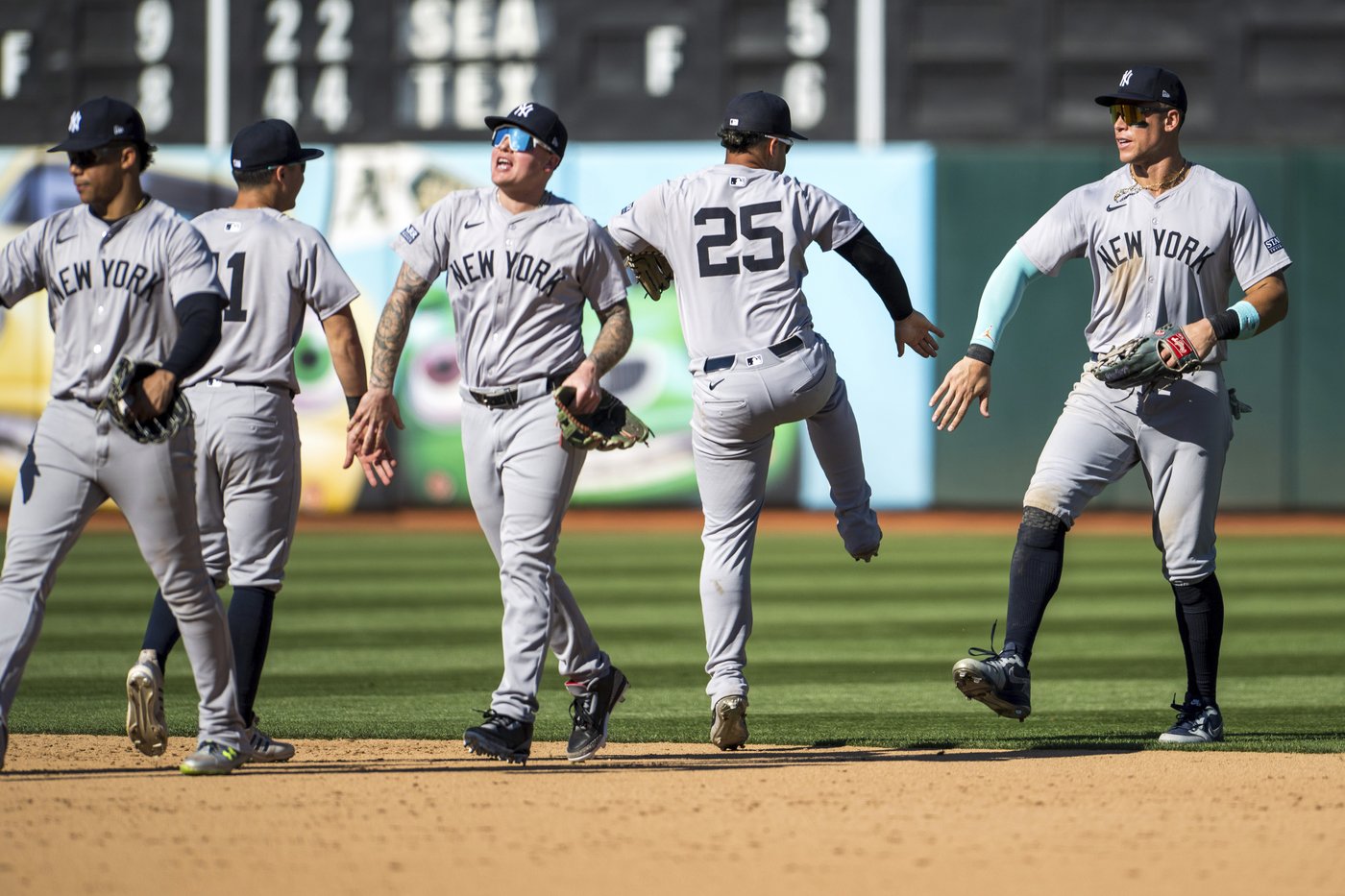 Judge hits 55th homer of season, Yankees beat Athletics 7-4 and draw closer to clinching AL East | iNFOnews.ca Judge hits 55th homer of season, Yankees beat Athletics 7-4 and draw closer to clinching AL East | iNFOnews.ca