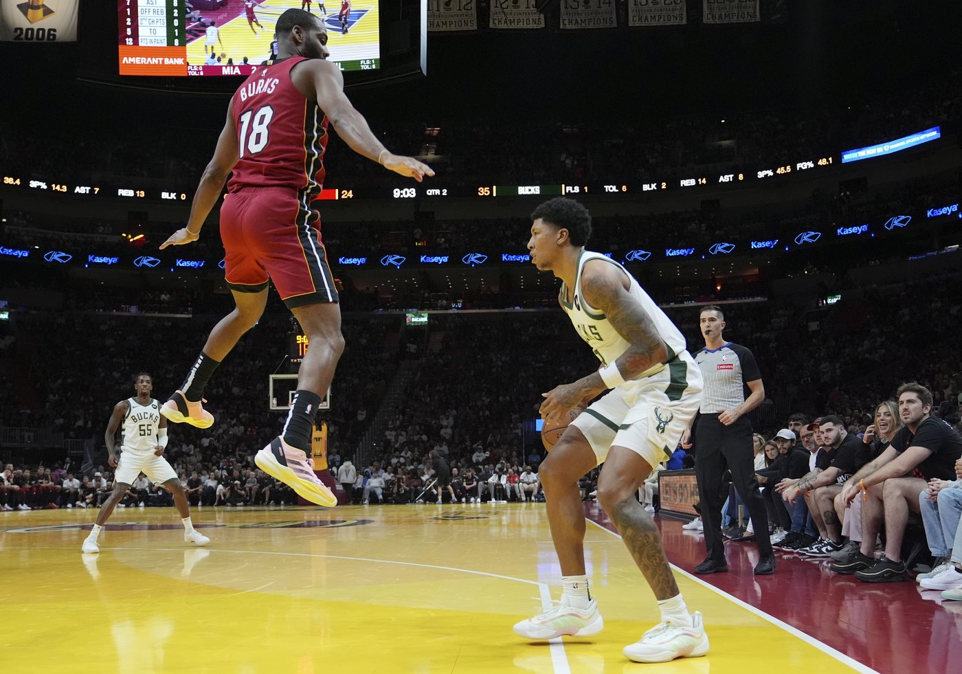 Lillard scores 37 points and Giannis-less Bucks hold off Heat 106-103 to move to 3-0 in Cup play | iNFOnews.ca Lillard scores 37 points and Giannis-less Bucks hold off Heat 106-103 to move to 3-0 in Cup play | iNFOnews.ca