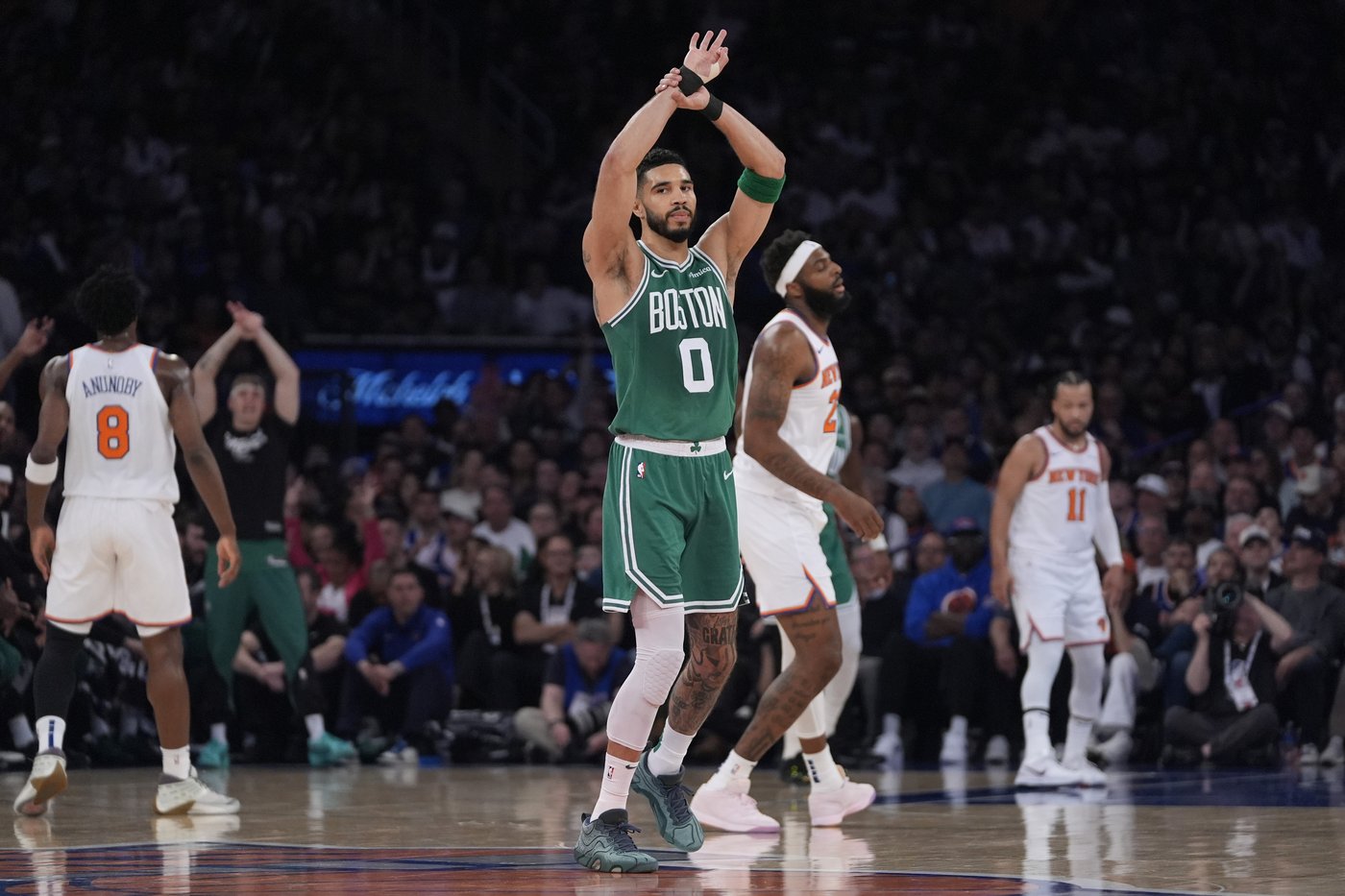 Celtics rout Knicks 115-93 to cut New York's lead to 2-1 in the Eastern Conference semifinals | iNFOnews.ca Celtics rout Knicks 115-93 to cut New York's lead to 2-1 in the Eastern Conference semifinals | iNFOnews.ca