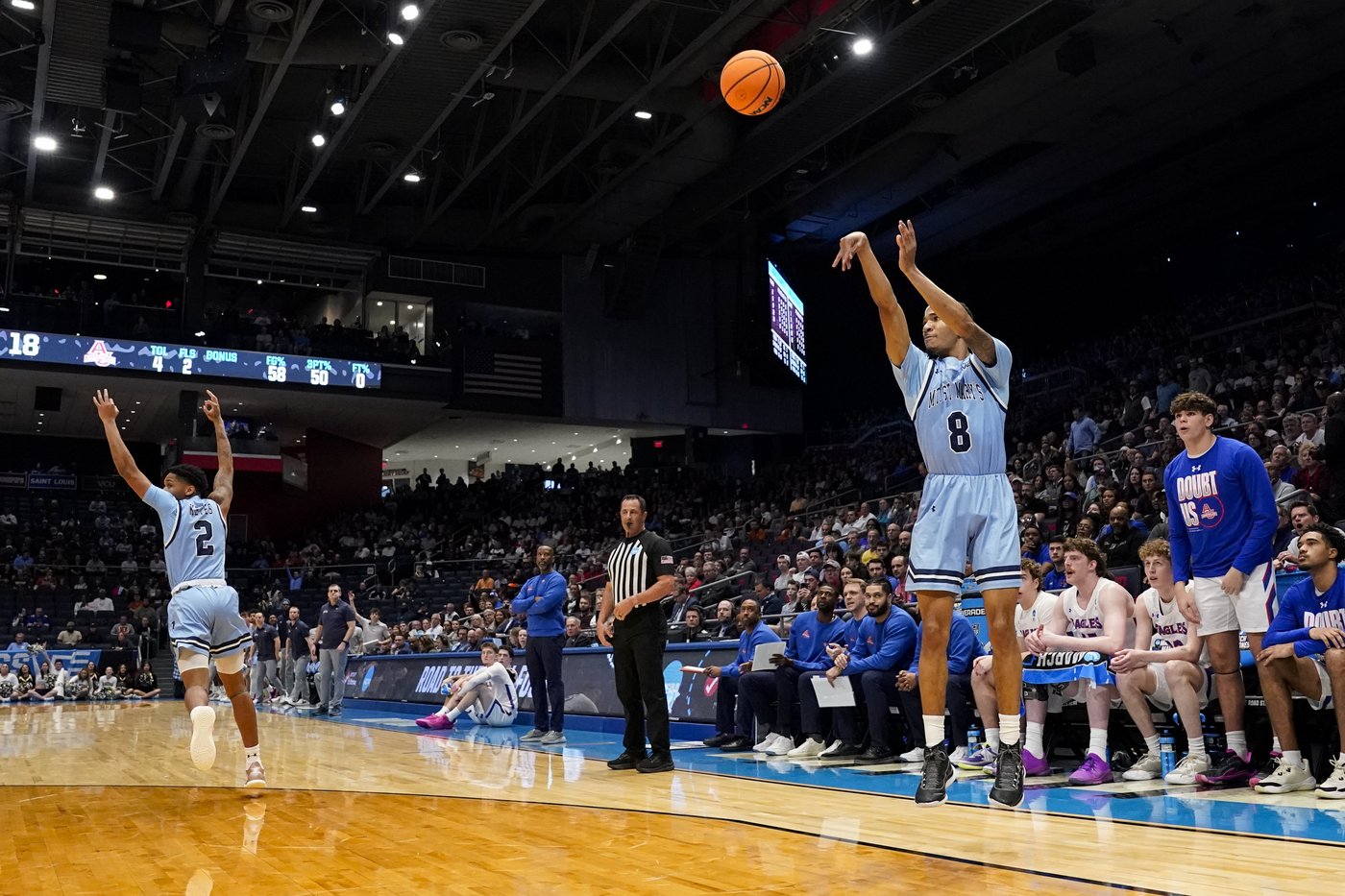 March Madness: Mount St. Mary's beats American 83-72 in First Four to earn date with No. 1 Duke | iNFOnews.ca March Madness: Mount St. Mary's beats American 83-72 in First Four to earn date with No. 1 Duke | iNFOnews.ca
