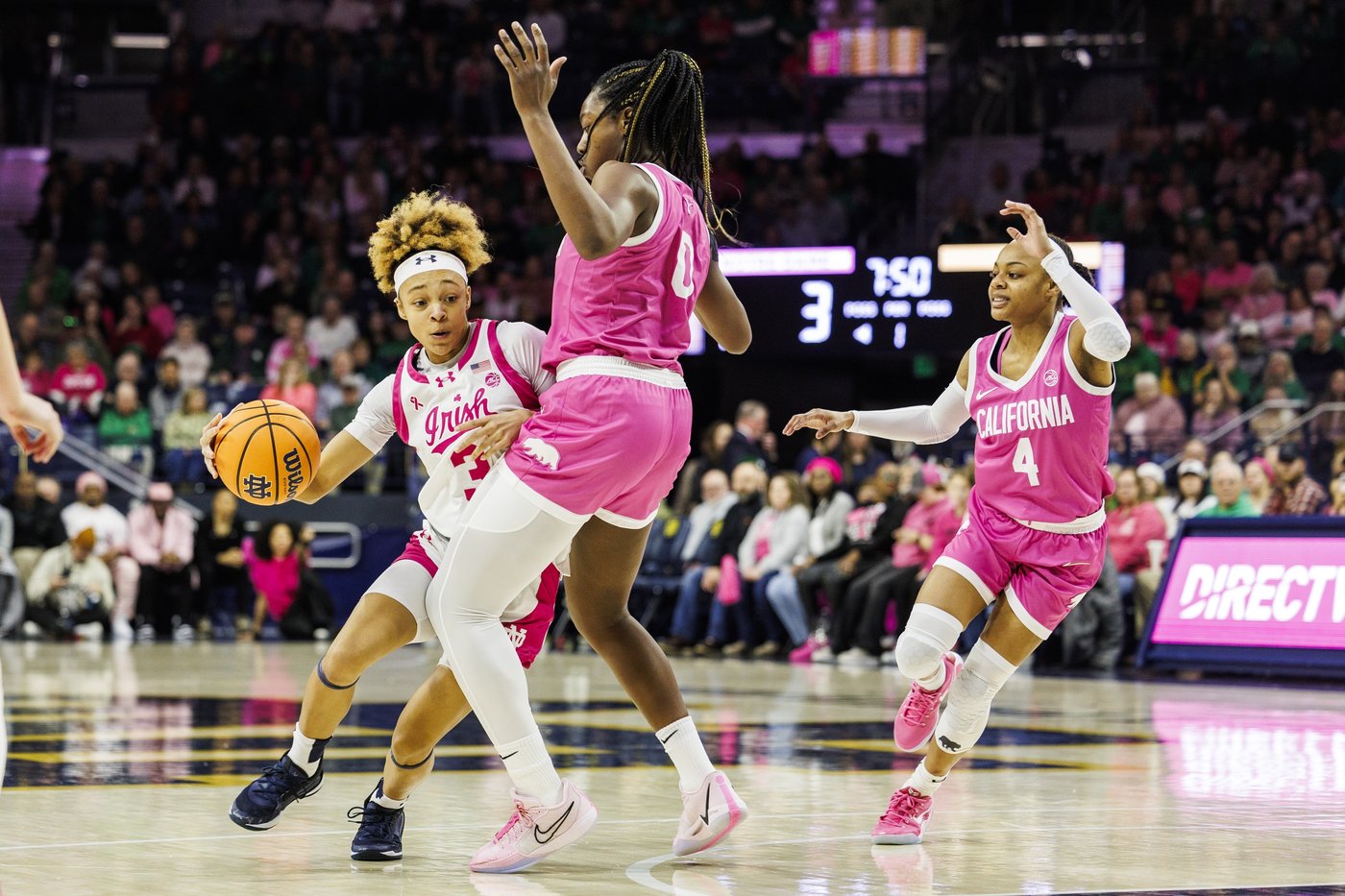 Third-ranked Notre Dame extends its winning streak to 16 games with a 91-52 win over No. 21 Cal | iNFOnews.ca