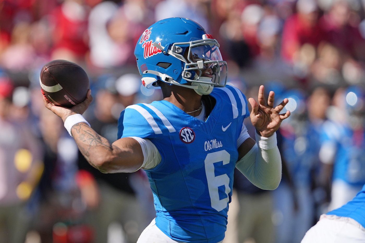 Chambliss' 385 scrimmage yards propels No. 13 Mississippi past No. 4 LSU | iNFOnews.ca Chambliss' 385 scrimmage yards propels No. 13 Mississippi past No. 4 LSU | iNFOnews.ca