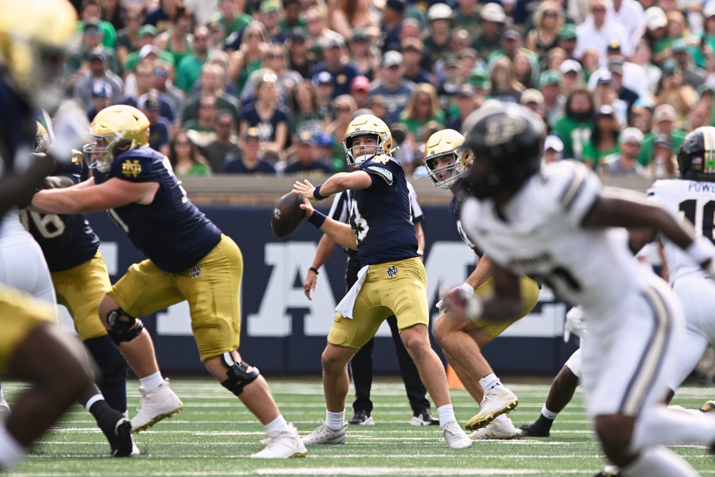 Price's four touchdowns power No. 24 Notre Dame to 56-30 win over Purdue | iNFOnews.ca