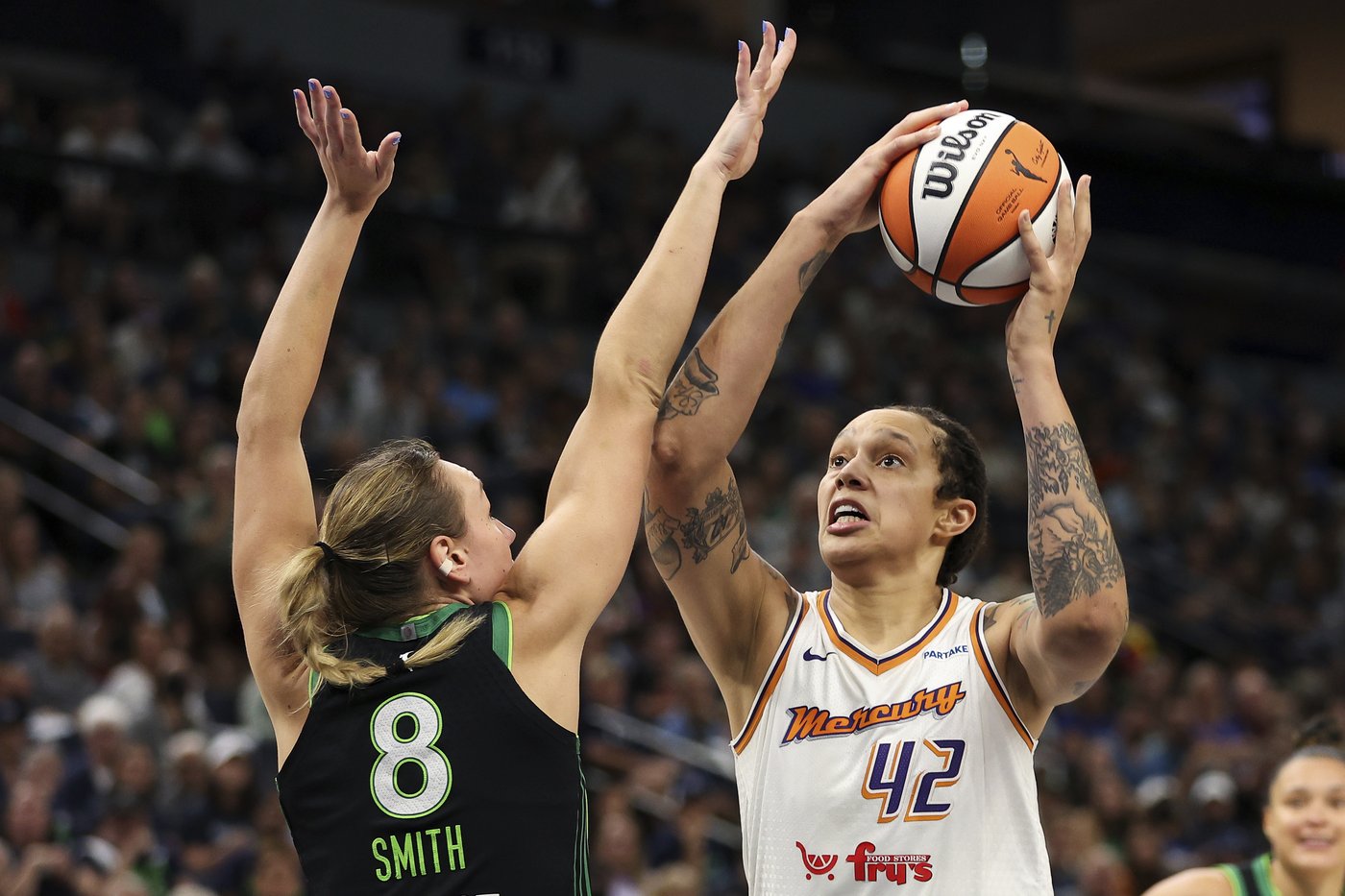 Napheesa Collier scores 38 as Lynx fend off Mercury 102-95 in playoff opener | iNFOnews.ca
