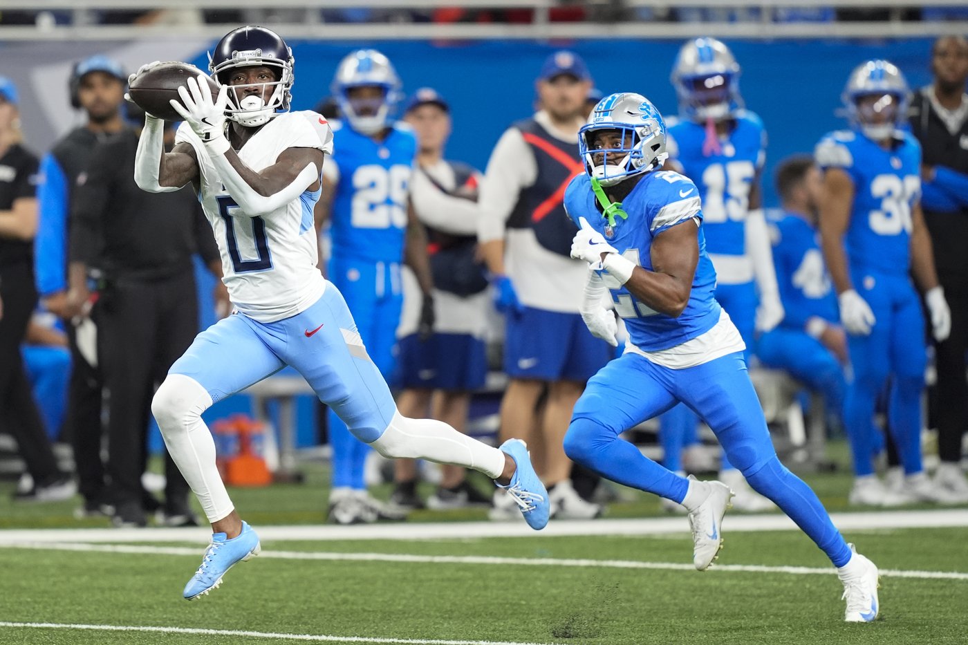 Titans receiver Calvin Ridley's best game of season follows short chat and extra work | iNFOnews.ca Titans receiver Calvin Ridley's best game of season follows short chat and extra work | iNFOnews.ca