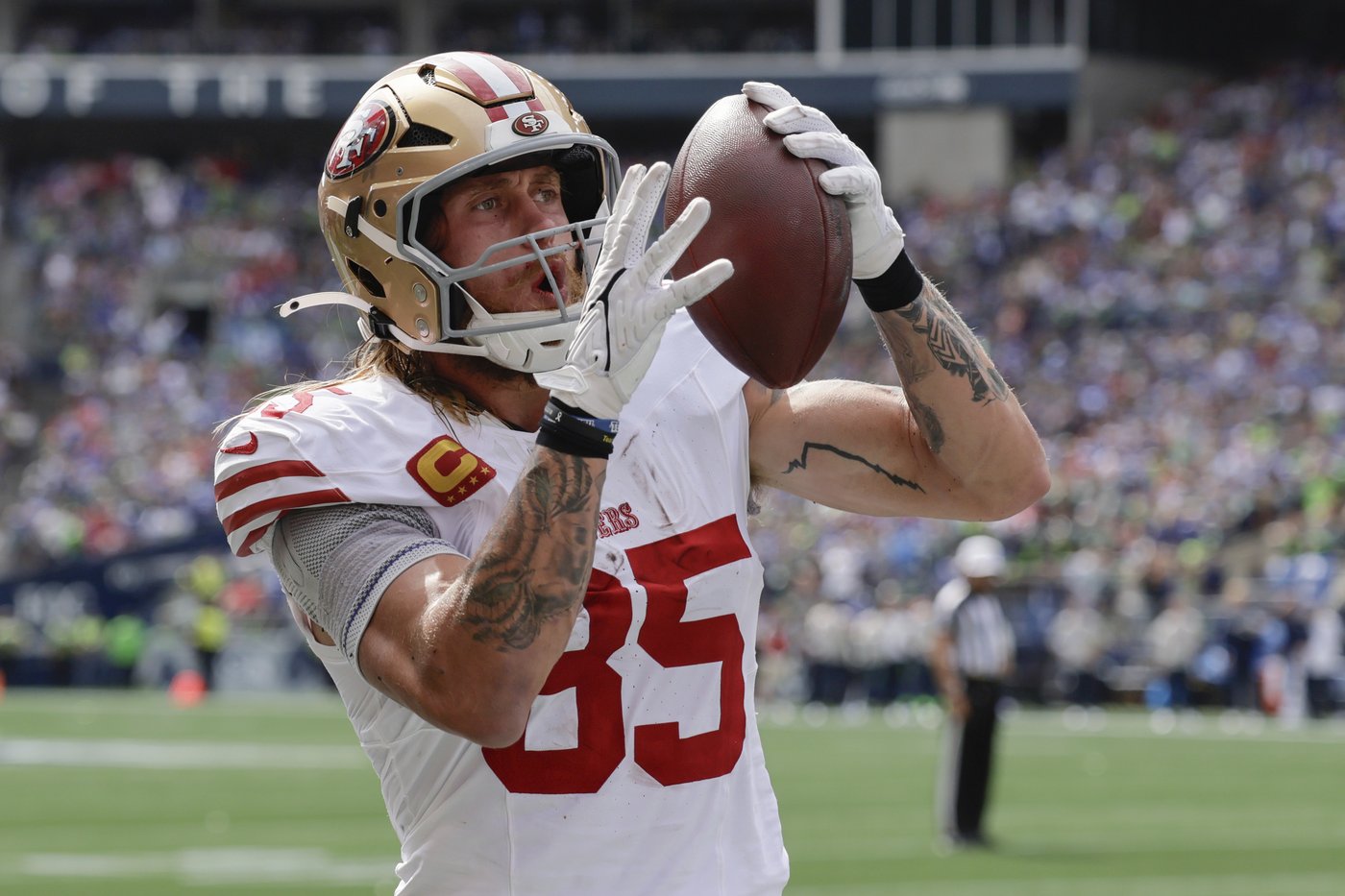 49ers tight end George Kittle suffers hamstring injury vs. Seahawks and will have MRI | iNFOnews.ca