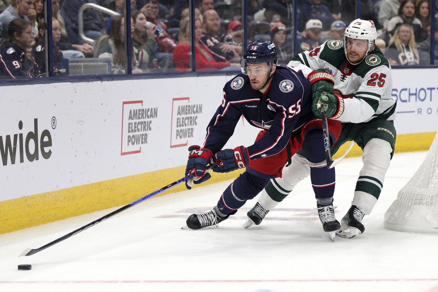 Kaprizov logs a goal and an assist and Gustavsson makes 23 saves as the Wild beats Blue Jackets 3-1 | iNFOnews.ca