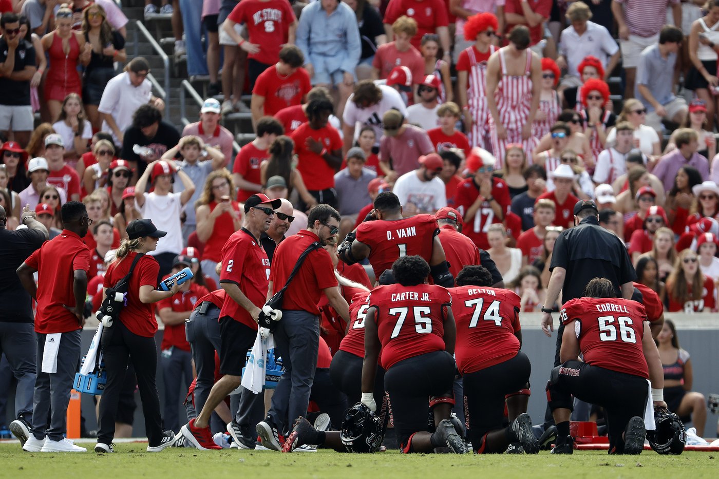 NC State QB McCall is 'alert and in good spirits' following a helmet-jarring hit | iNFOnews.ca