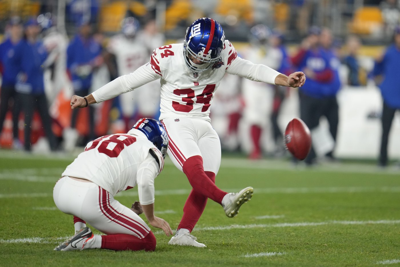 Giants kicker Greg Joseph is out against the Commanders. Rookie Jude McAtamney is in line to play | iNFOnews.ca Giants kicker Greg Joseph is out against the Commanders. Rookie Jude McAtamney is in line to play | iNFOnews.ca