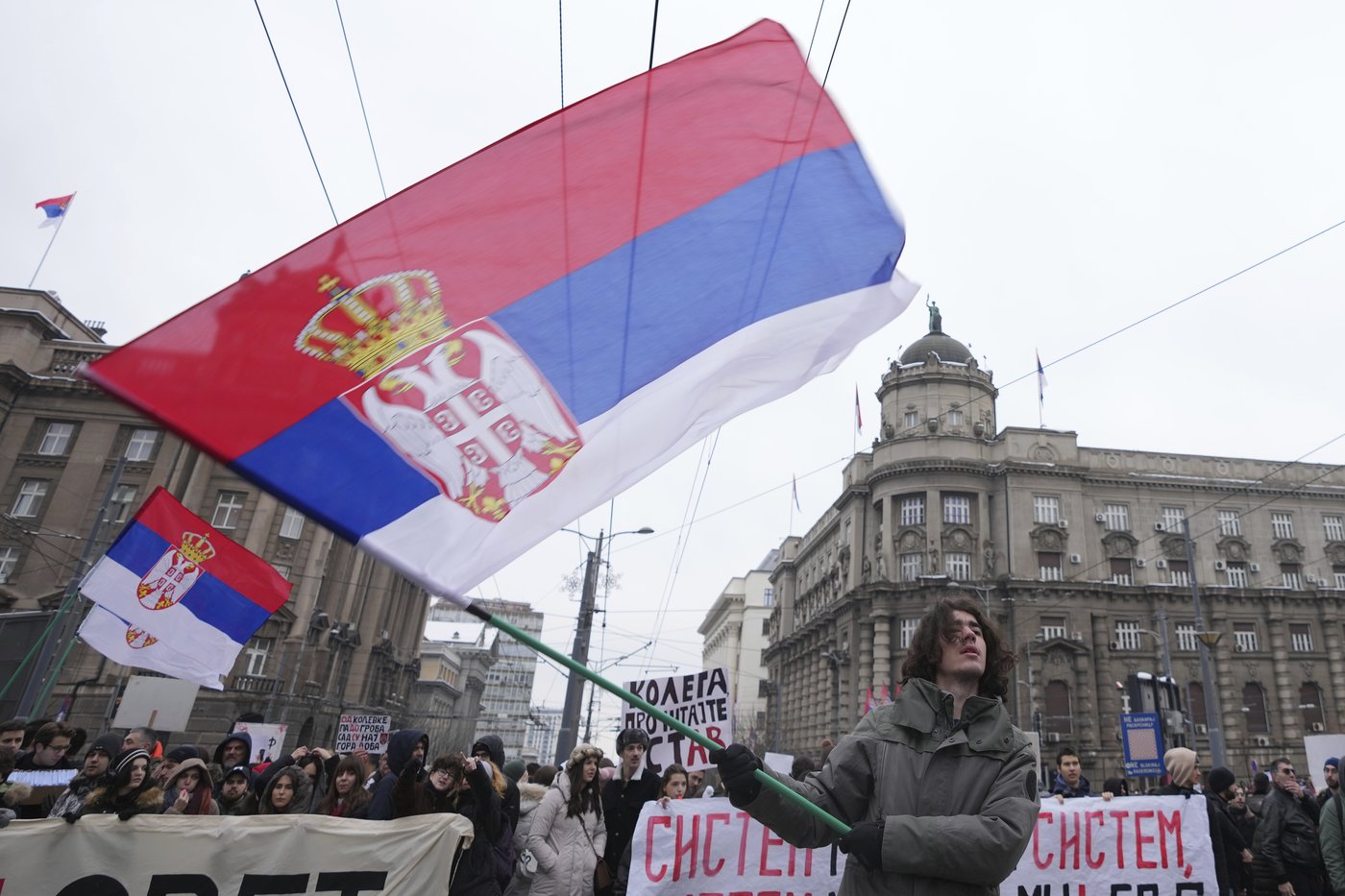 Striking students in Serbia tell chief prosecutor to 'fight for law and justice' | iNFOnews.ca Striking students in Serbia tell chief prosecutor to 'fight for law and justice' | iNFOnews.ca