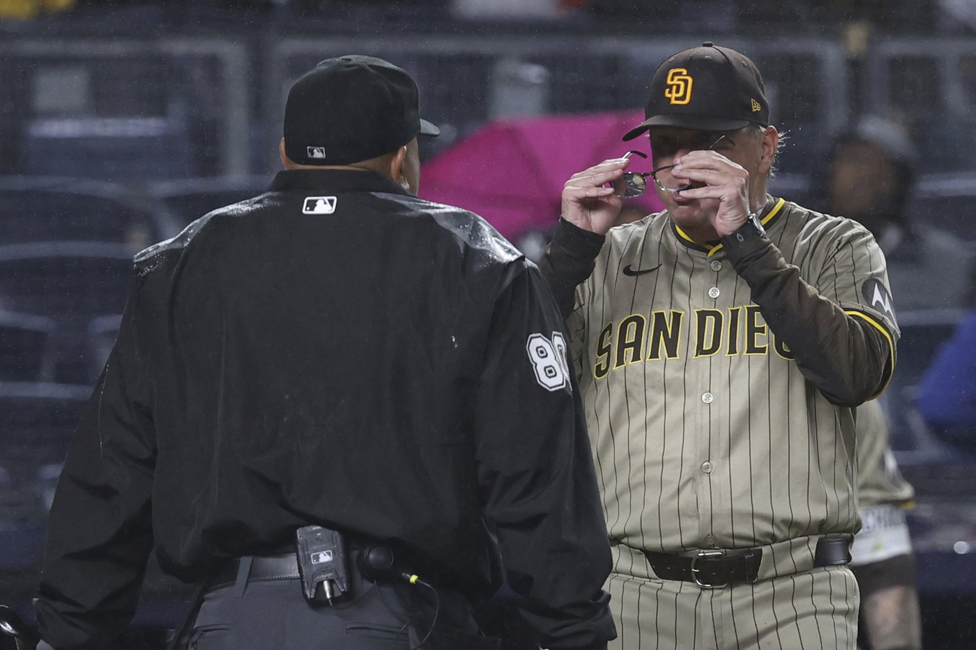 Quite a spectacle: Padres manager Mike Shildt got so mad he threw his glasses at Yankee Stadium | iNFOnews.ca Quite a spectacle: Padres manager Mike Shildt got so mad he threw his glasses at Yankee Stadium | iNFOnews.ca