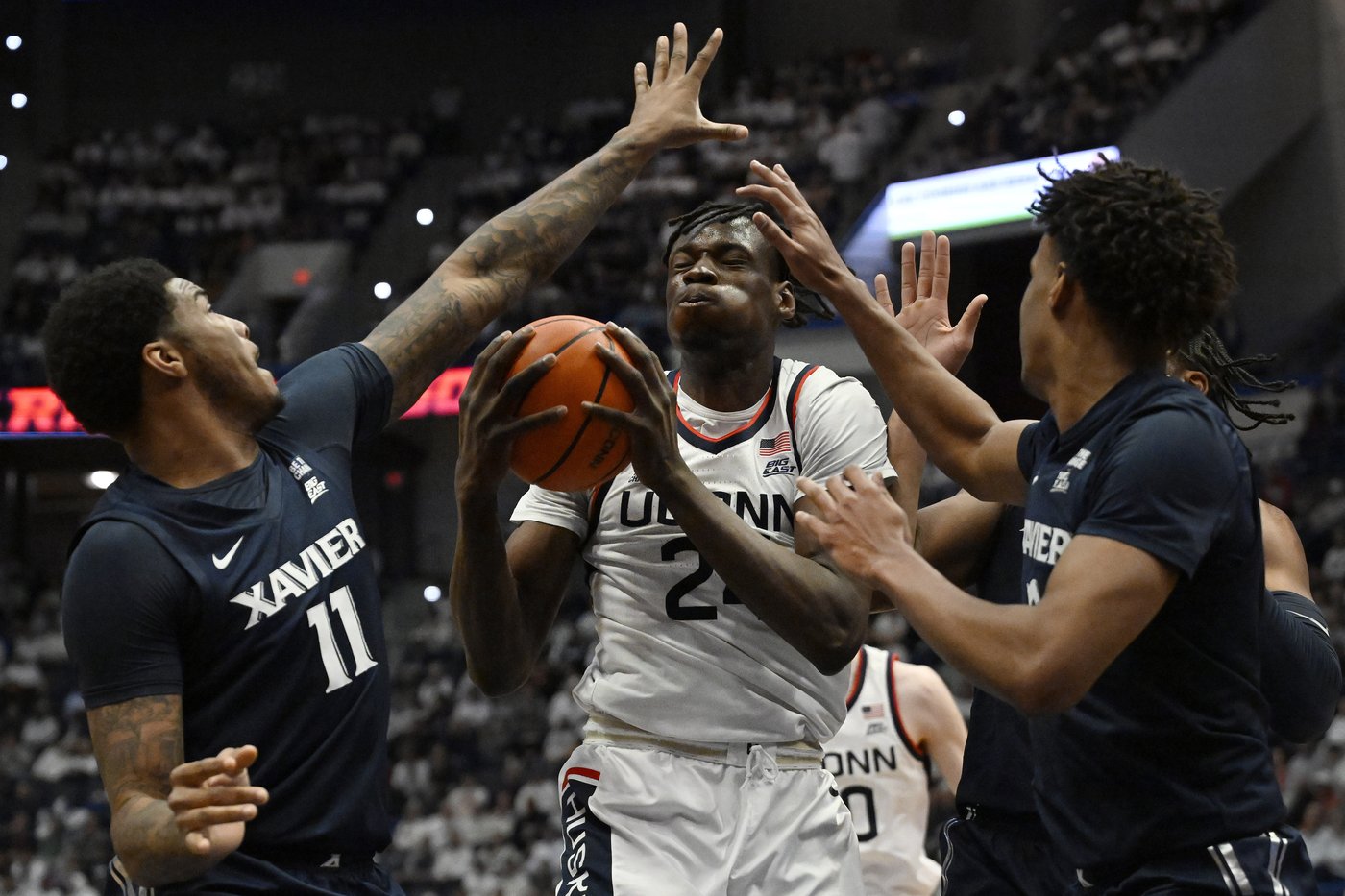 Karaban, Reed lead No. 11 UConn past Xavier 94-89 in overtime in its Big East opener | iNFOnews.ca