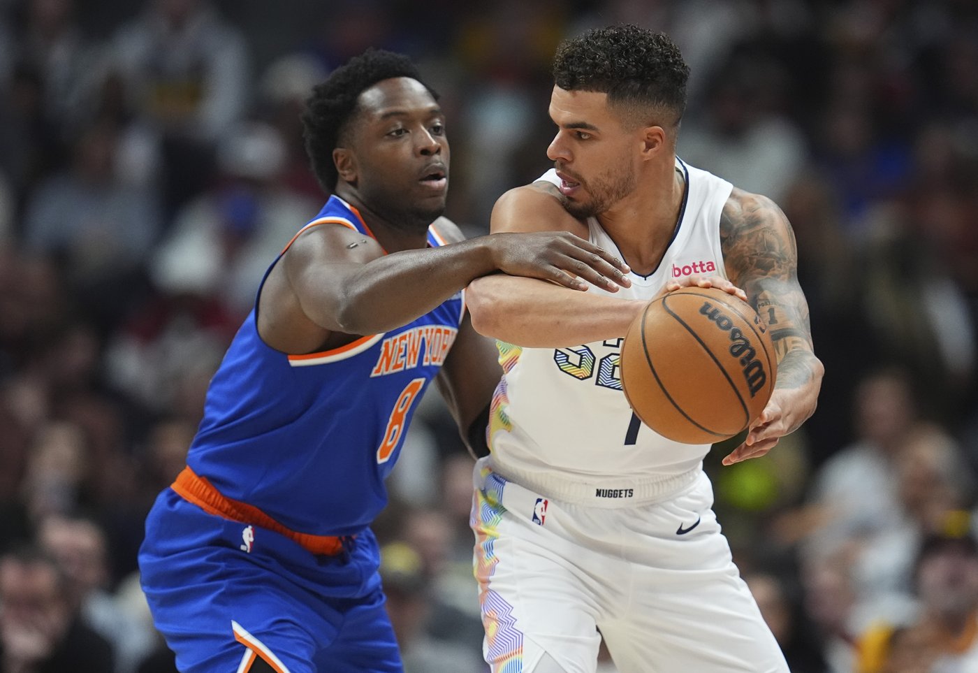 Anunoby scores career-high 40 points, Knicks dish out 45 assists in a 145-118 blowout of Nuggets | iNFOnews.ca Anunoby scores career-high 40 points, Knicks dish out 45 assists in a 145-118 blowout of Nuggets | iNFOnews.ca