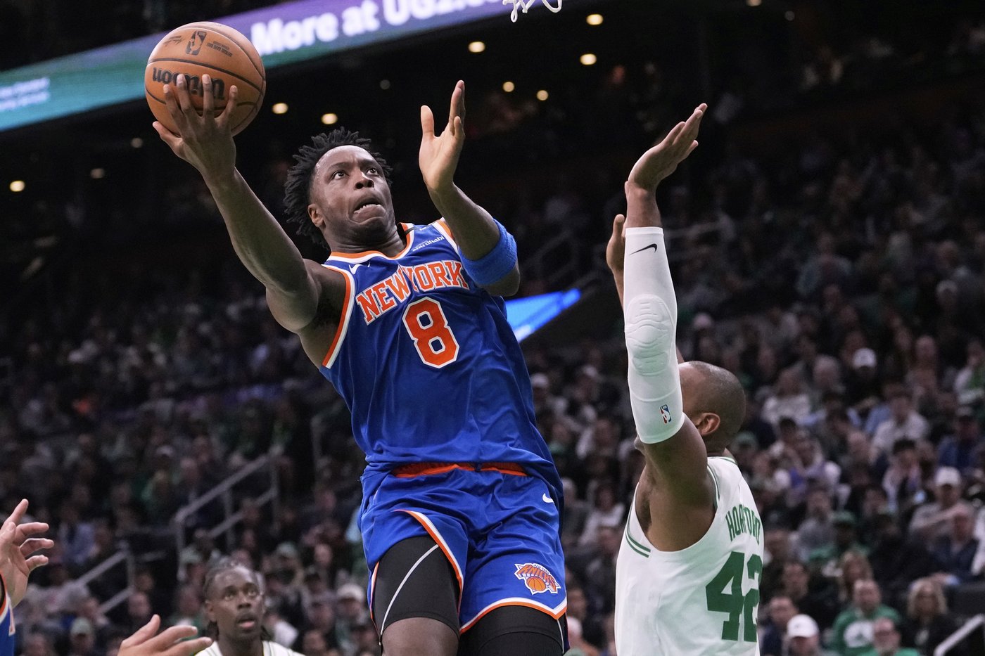 Knicks come from 20 down, beat Celtics 108-105 in OT as Bridges' steal preserves Game 1 win | iNFOnews.ca Knicks come from 20 down, beat Celtics 108-105 in OT as Bridges' steal preserves Game 1 win | iNFOnews.ca