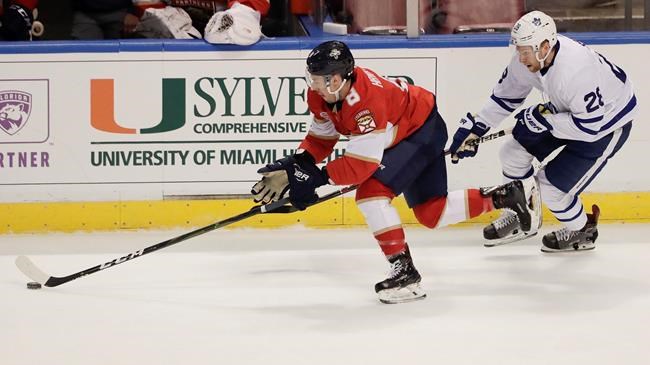 Matheson, Trocheck lead Panthers to 3-1 win over Maple Leafs | iNFOnews.ca