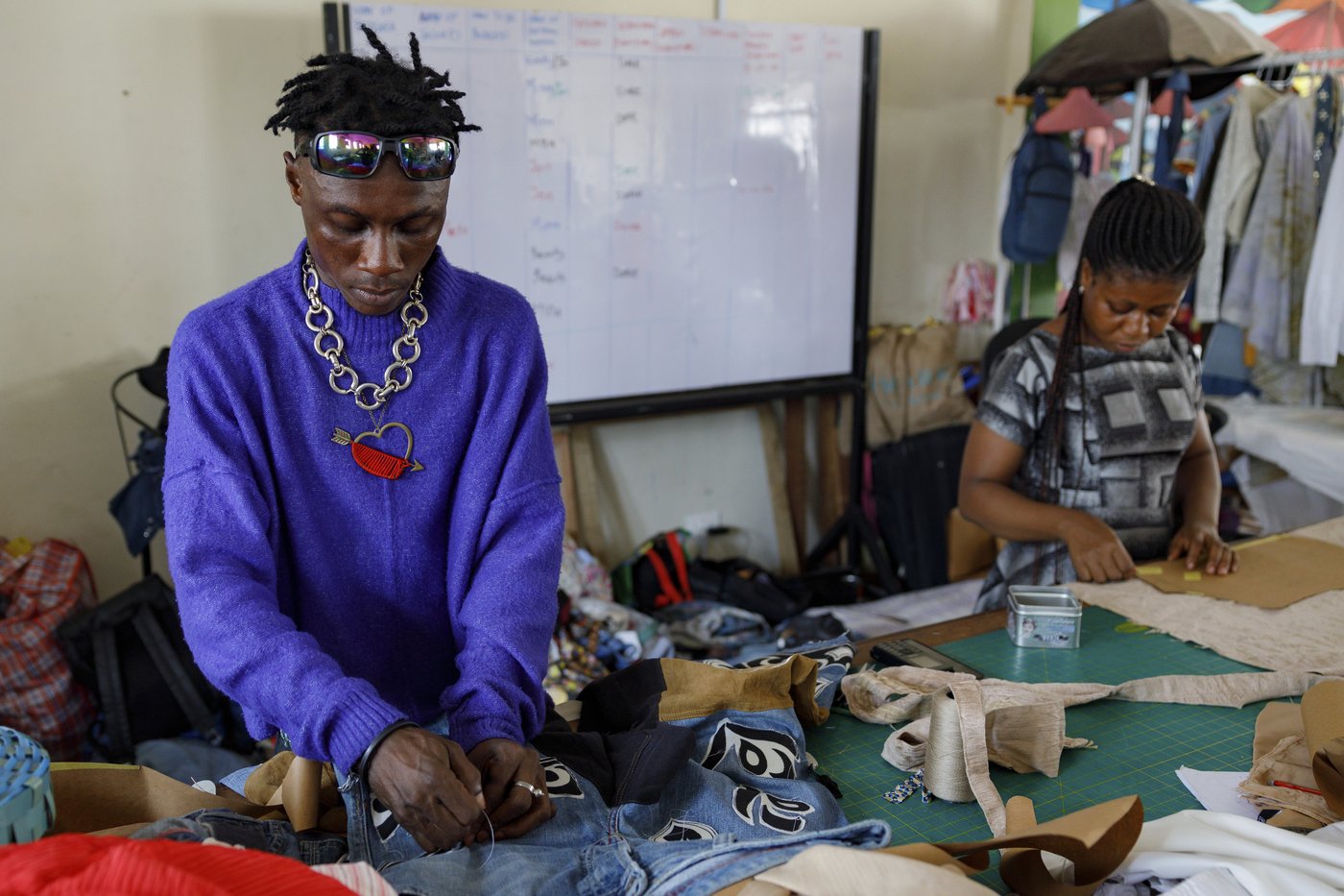 As fast fashion's waste pollutes Africa's environment, designers in Ghana are finding a solution | iNFOnews.ca As fast fashion's waste pollutes Africa's environment, designers in Ghana are finding a solution | iNFOnews.ca
