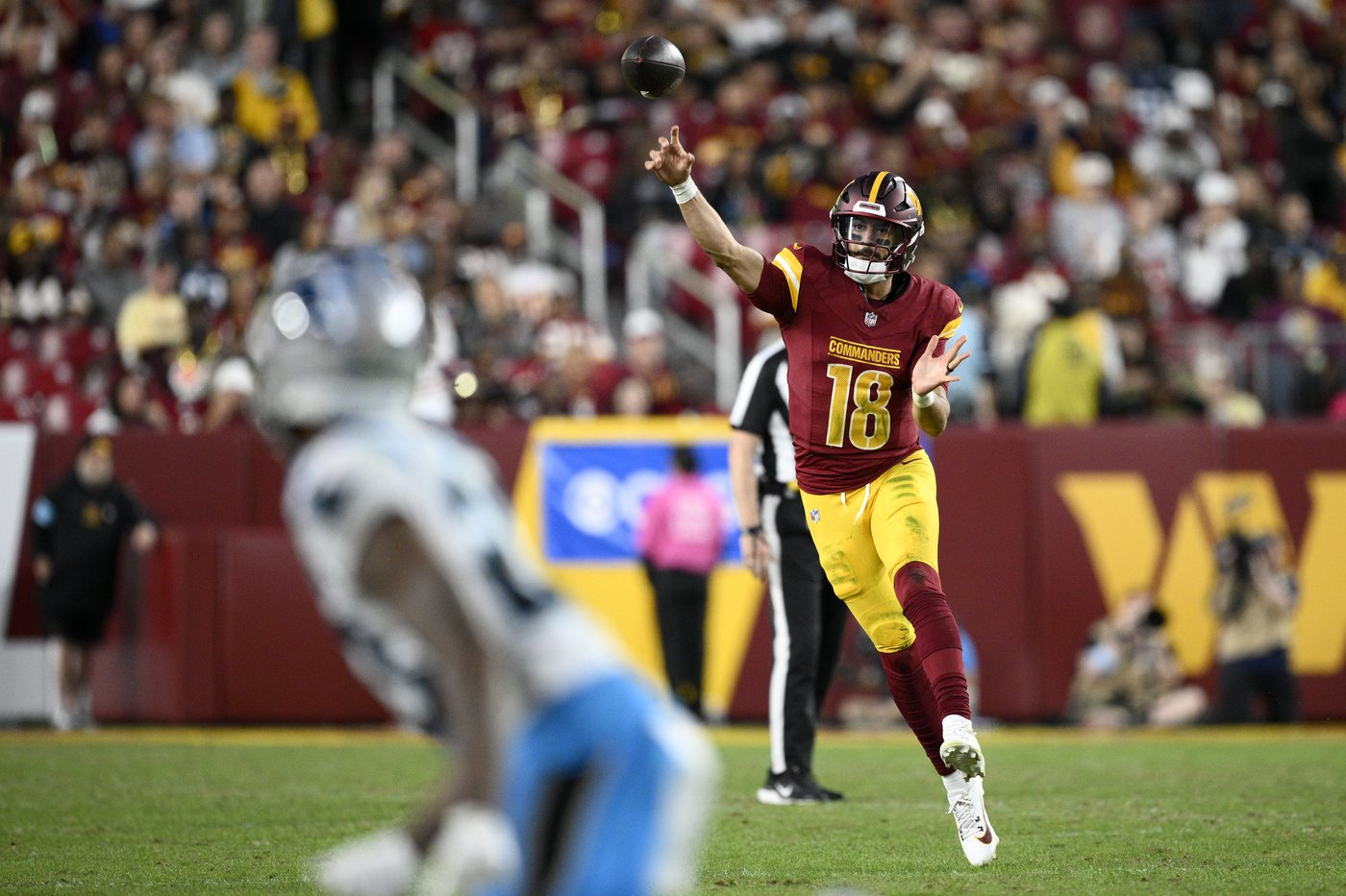 Commanders not missing a beat with Mariota replacing Daniels at QB validates Kingsbury's offense | iNFOnews.ca Commanders not missing a beat with Mariota replacing Daniels at QB validates Kingsbury's offense | iNFOnews.ca