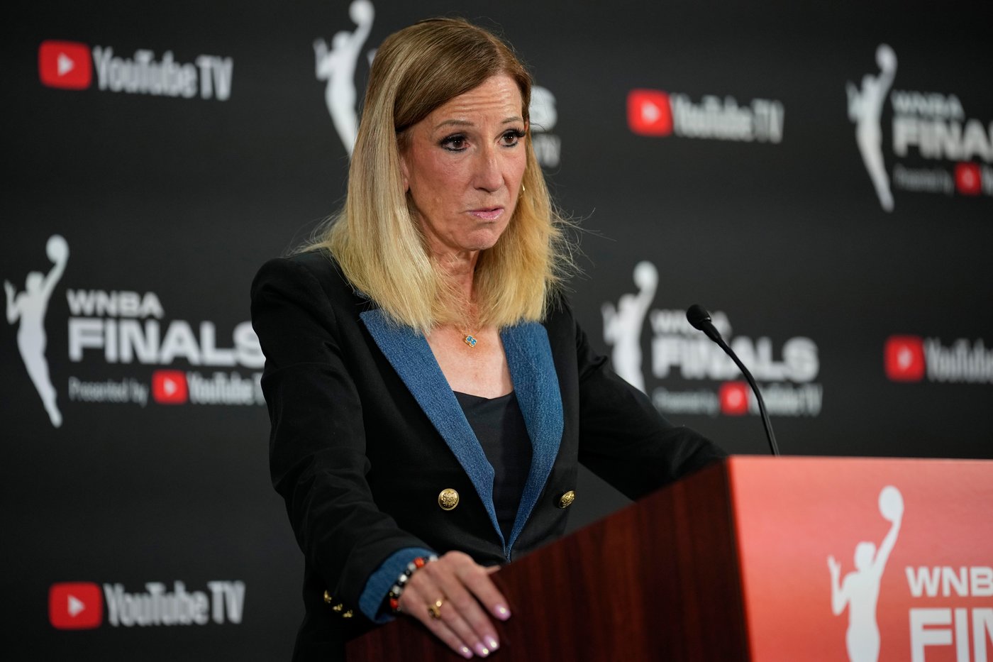 WNBA Commissioner Cathy Engelbert vows to repair player relationships after criticism by Collier | iNFOnews.ca WNBA Commissioner Cathy Engelbert vows to repair player relationships after criticism by Collier | iNFOnews.ca
