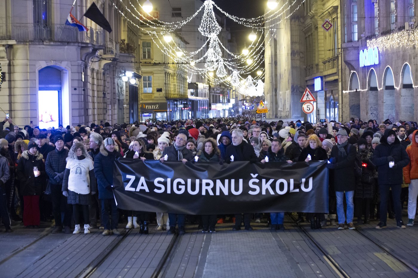 Hundreds march in Croatia for safer schools after a student is killed in a knife attack | iNFOnews.ca