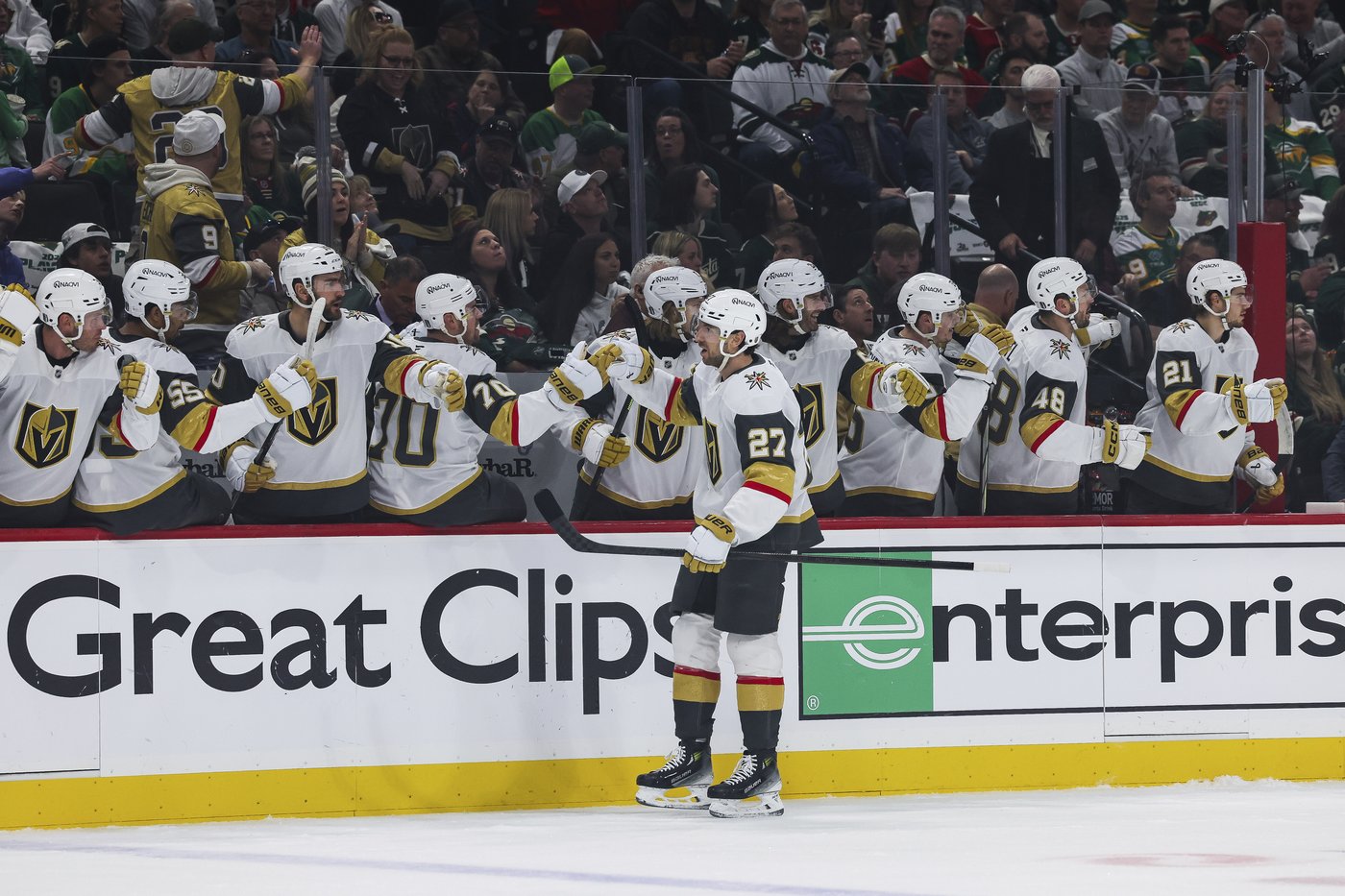 Barbashev scores in OT, Golden Knights beat Wild 4-3 to even series | iNFOnews.ca Barbashev scores in OT, Golden Knights beat Wild 4-3 to even series | iNFOnews.ca
