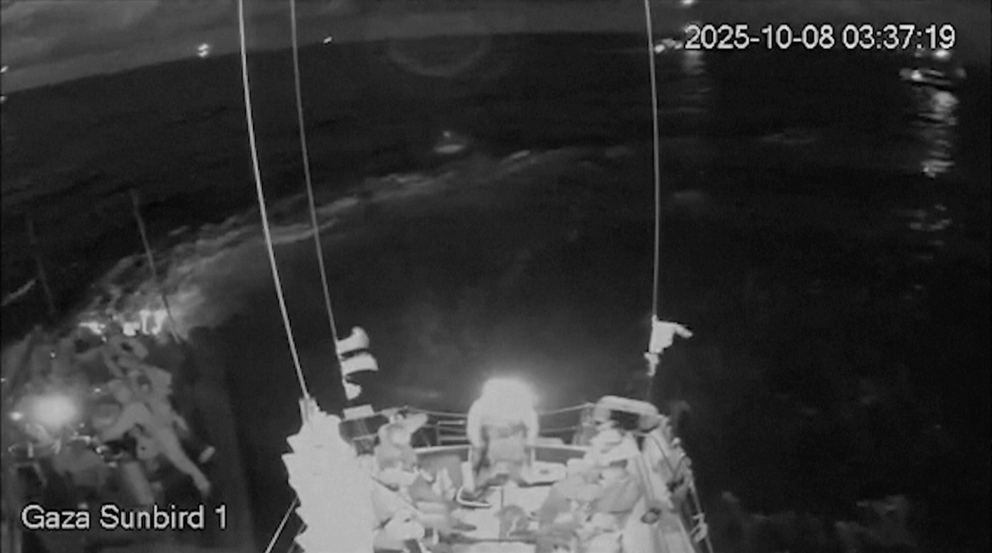 Israeli military intercepts another flotilla heading to Gaza and detains scores of activists | iNFOnews.ca Israeli military intercepts another flotilla heading to Gaza and detains scores of activists | iNFOnews.ca