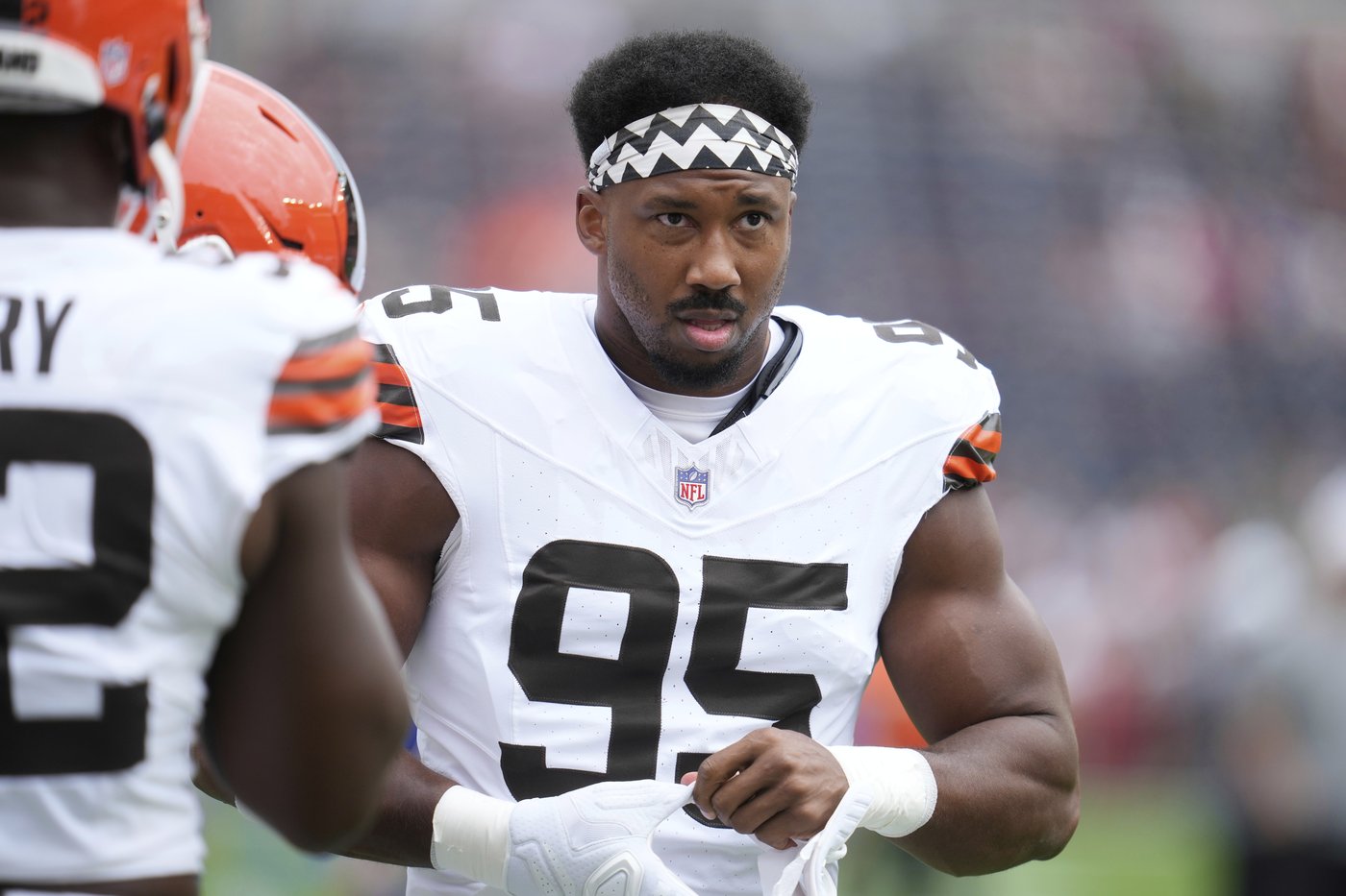 Myles Garrett's status for Browns' opener uncertain after missing practice because of hip injury | iNFOnews.ca Myles Garrett's status for Browns' opener uncertain after missing practice because of hip injury | iNFOnews.ca