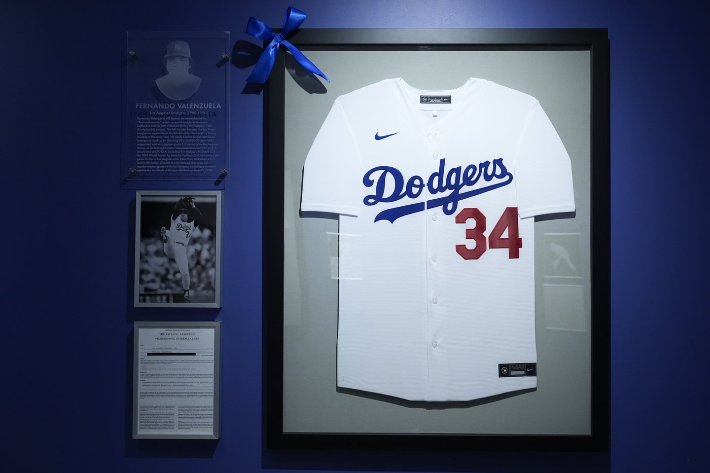 Dodgers to honor Valenzuela with No. 34 uniform patch during World Series and 2025 season | iNFOnews.ca