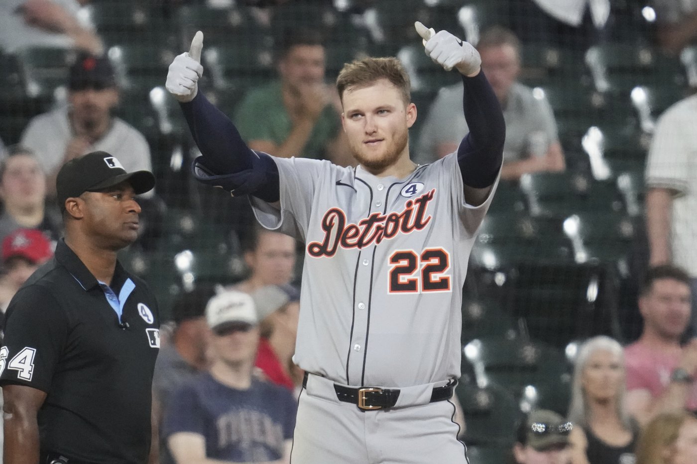 Parker Meadows sparks the Tigers in his season debut after an arm injury | iNFOnews.ca Parker Meadows sparks the Tigers in his season debut after an arm injury | iNFOnews.ca