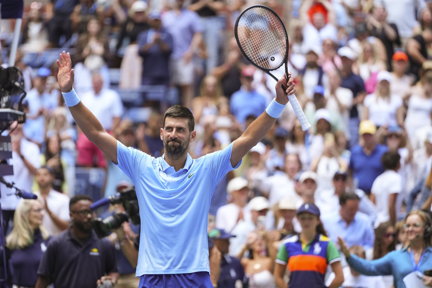 Novak Djokovic drops 1st set to a qualifier but advances to 3rd round of US Open | iNFOnews.ca