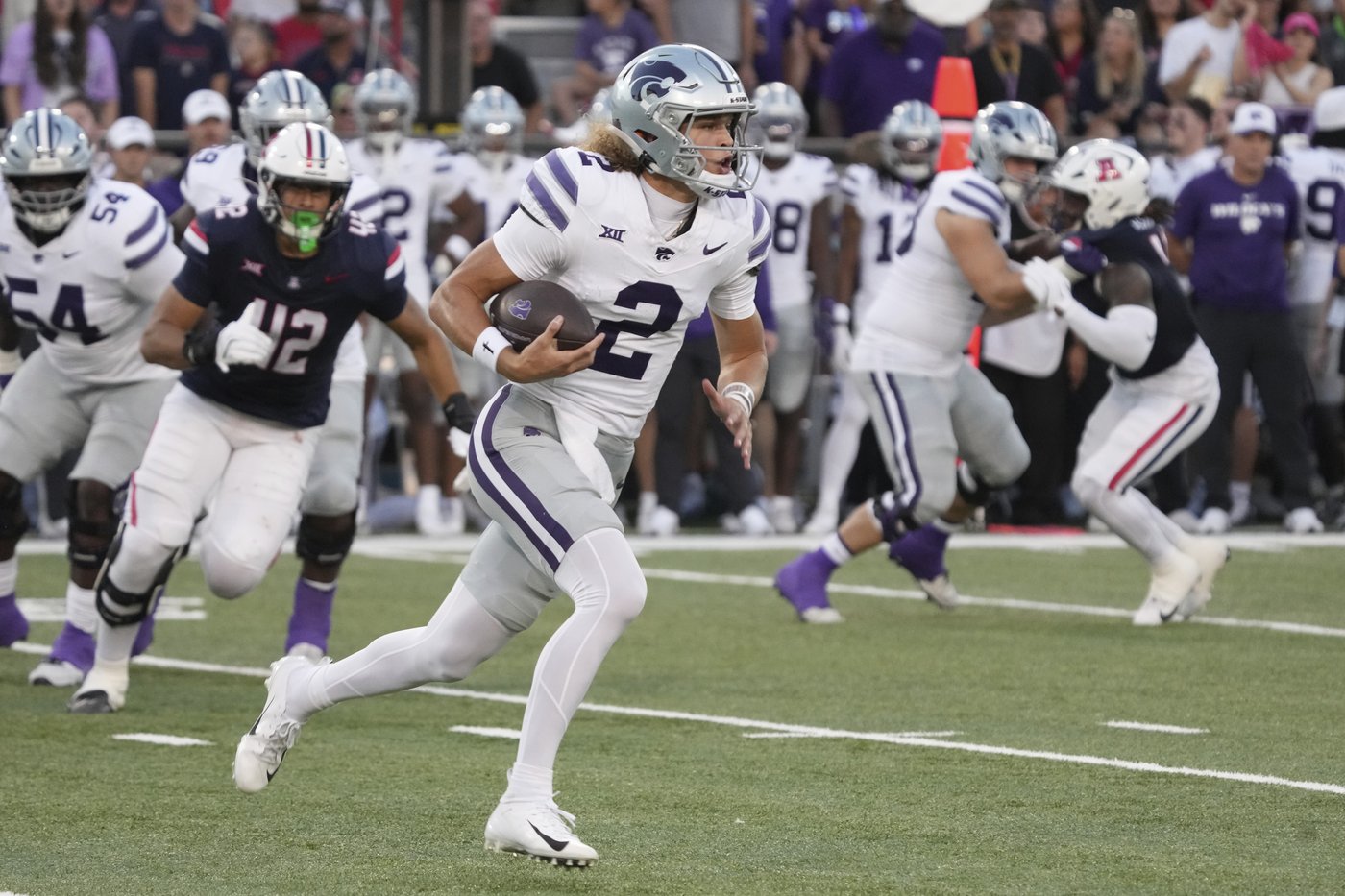 Ismail Mahdi runs for 189 yards, Arizona holds off Kansas State rally for 23-17 win | iNFOnews.ca Ismail Mahdi runs for 189 yards, Arizona holds off Kansas State rally for 23-17 win | iNFOnews.ca