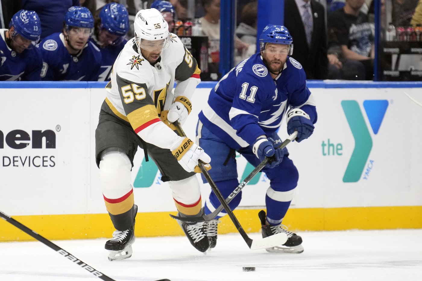Kucherov scores with 55 seconds to play as Lightning rally for 4-3 win over Golden Knights | iNFOnews.ca