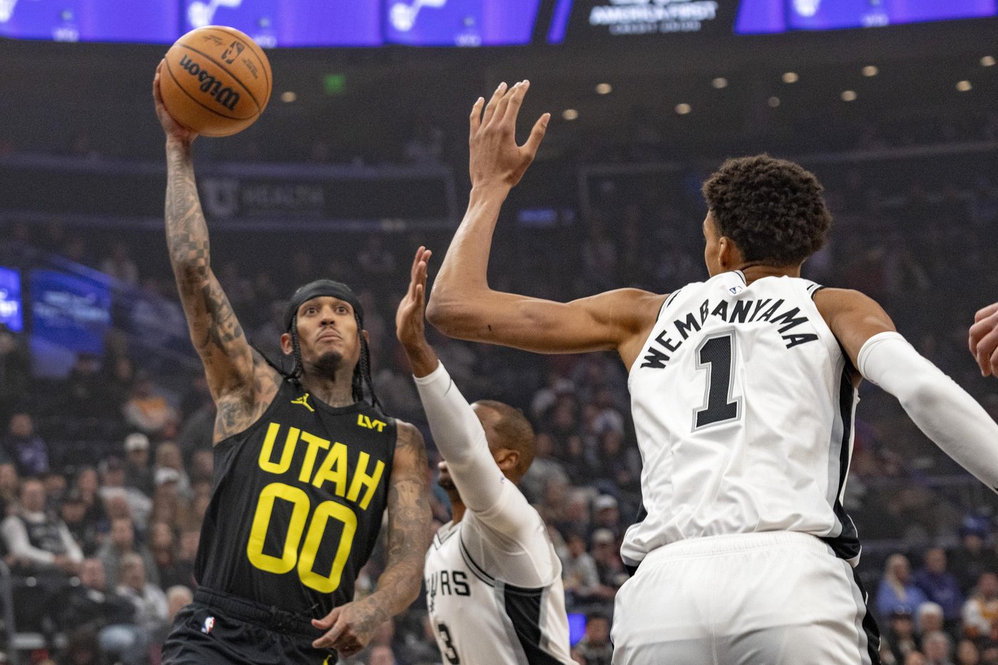 Wembanyama has 25 points and nine rebounds to lead Spurs to 106-88 win over Jazz | iNFOnews.ca Wembanyama has 25 points and nine rebounds to lead Spurs to 106-88 win over Jazz | iNFOnews.ca