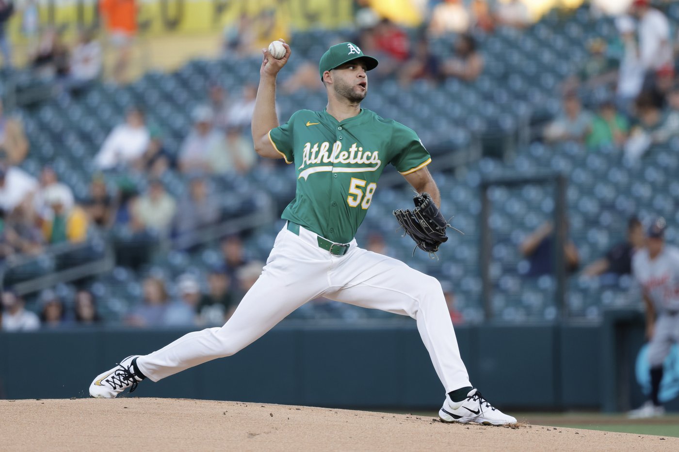 Morales pitches 7 sharp innings and Gelof powers A's past Tigers 7-0 for 3-game sweep | iNFOnews.ca