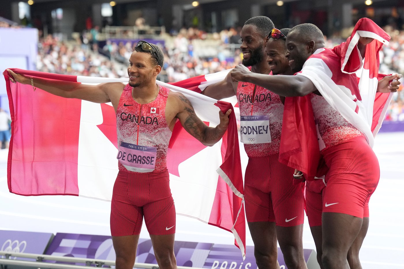 Olympic champion relay sprinters voted The Canadian Press team of the year | iNFOnews.ca Olympic champion relay sprinters voted The Canadian Press team of the year | iNFOnews.ca