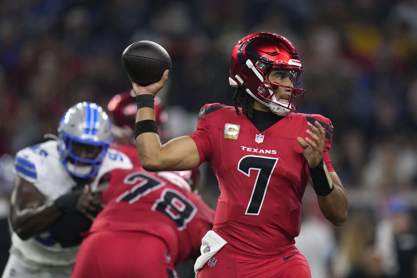 Jake Bates makes 52-yarder as time expires, Lions overcome Jared Goff's 5 INTs to beat Texans 26-23 | iNFOnews.ca Jake Bates makes 52-yarder as time expires, Lions overcome Jared Goff's 5 INTs to beat Texans 26-23 | iNFOnews.ca