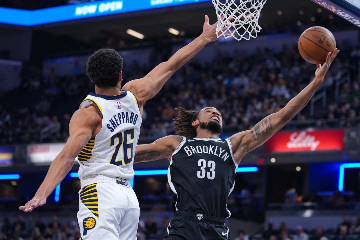 Porter scores 32 as Nets beat Pacers 112-103 for 1st win | iNFOnews.ca Porter scores 32 as Nets beat Pacers 112-103 for 1st win | iNFOnews.ca