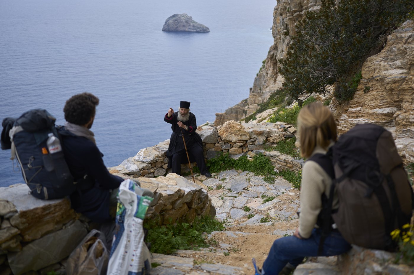 In 50-plus years at a cliffside Greek island monastery, one monk keeps faith and community together | iNFOnews.ca