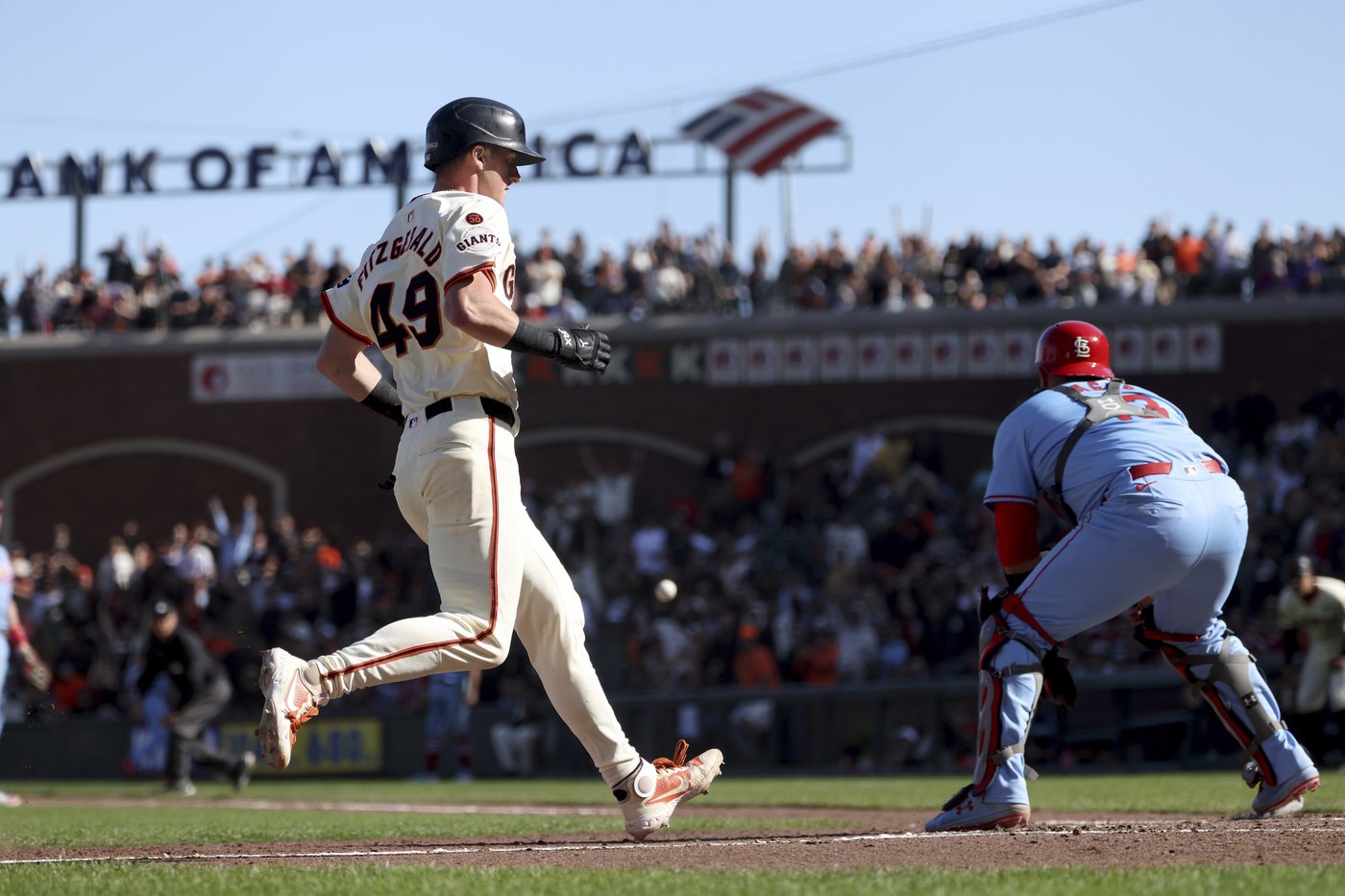 Fitzgerald scores from 1st on throwing error by Liberatore in 8th as Giants beat Cardinals 6-5 | iNFOnews.ca Fitzgerald scores from 1st on throwing error by Liberatore in 8th as Giants beat Cardinals 6-5 | iNFOnews.ca