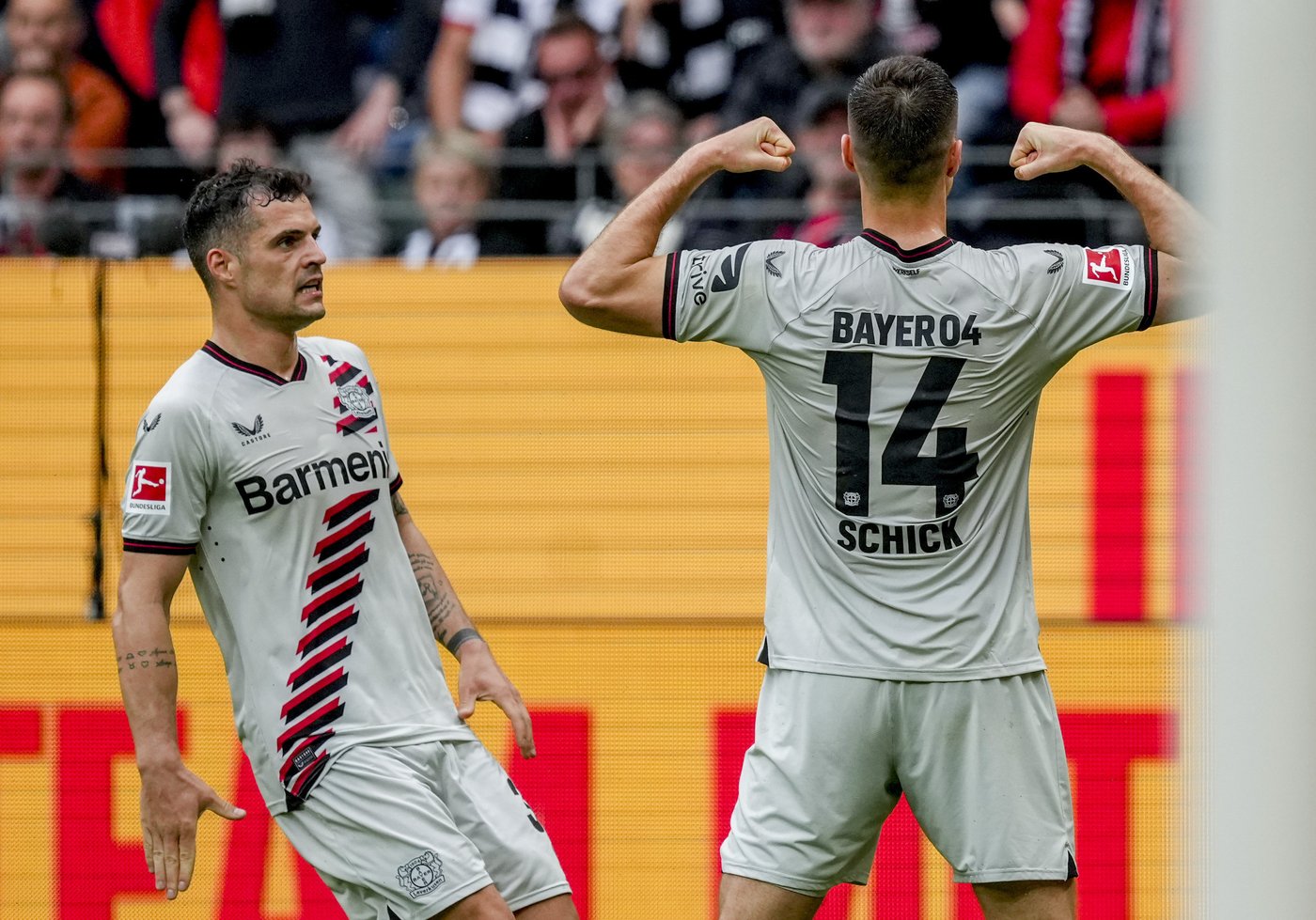 Leverkusen striker Schick dismisses team's title chances after Xhaka becomes latest to leave | iNFOnews.ca